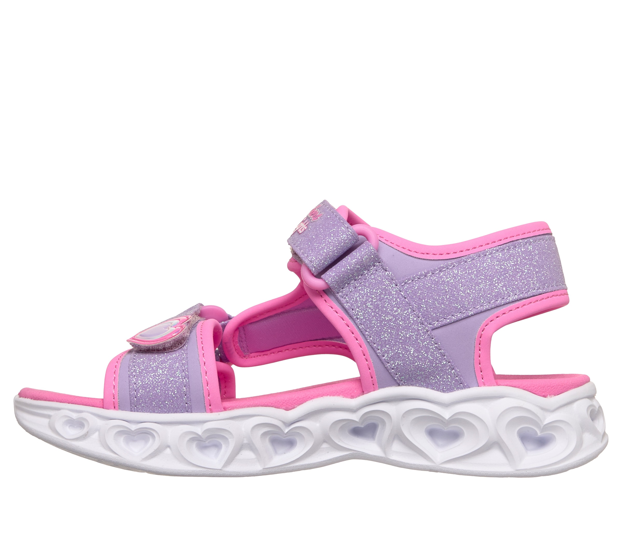 Skechers Sandale »HEART LIGHTS SANDALS«  Sommerschuh mit Klettverschluss, Größenschablone zum Download