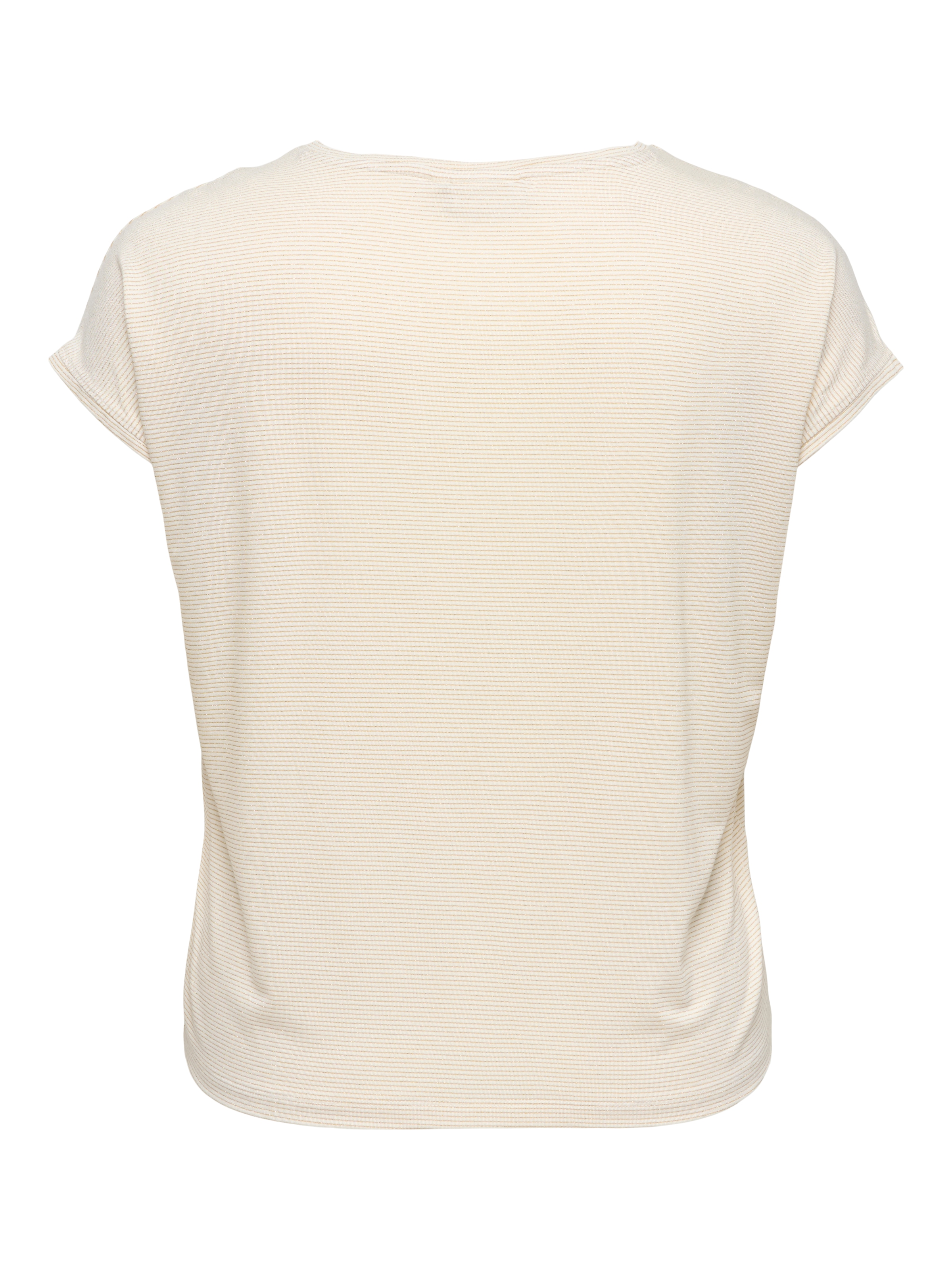 ONLY CARMAKOMA Kurzarmshirt »CARCLAUDIA LIFE S/S GLITTER TOP NOOS«