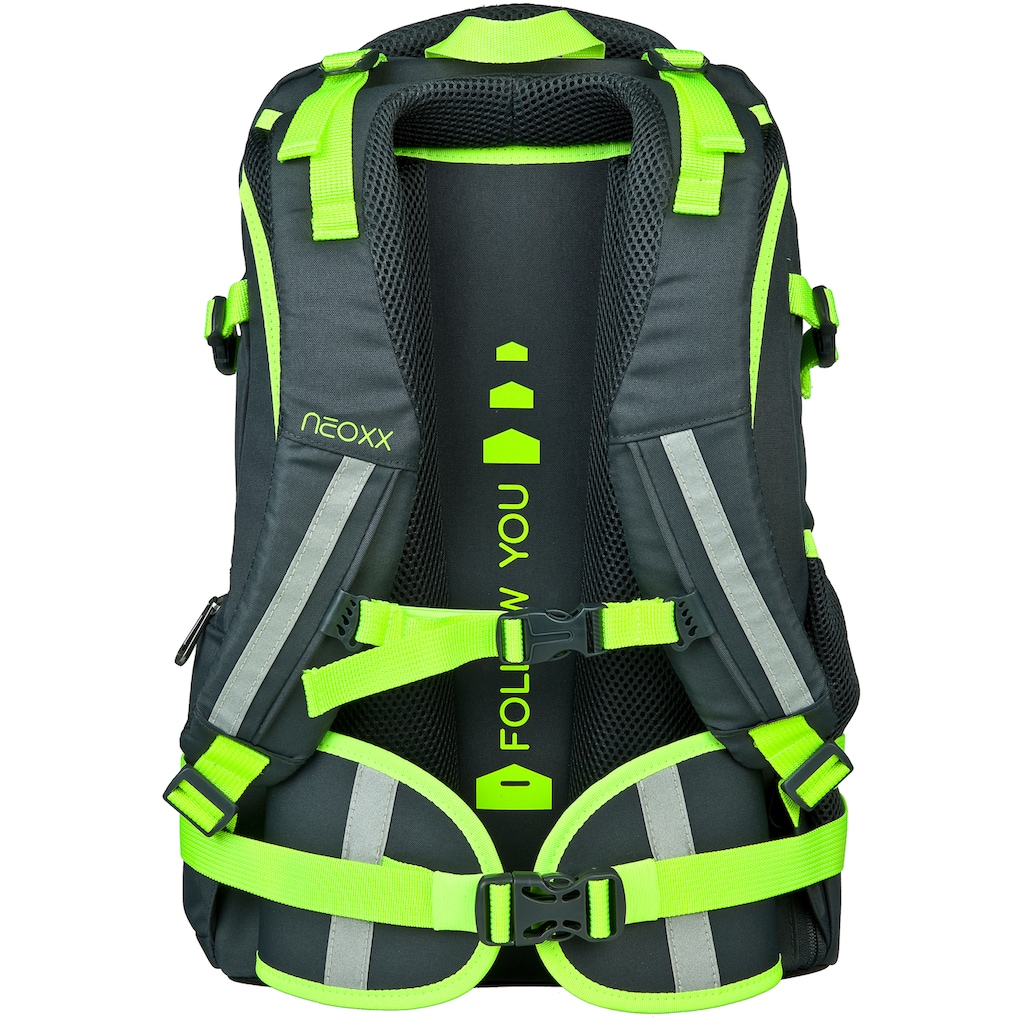 neoxx Schulrucksack »Active, Boom«, reflektierende Details