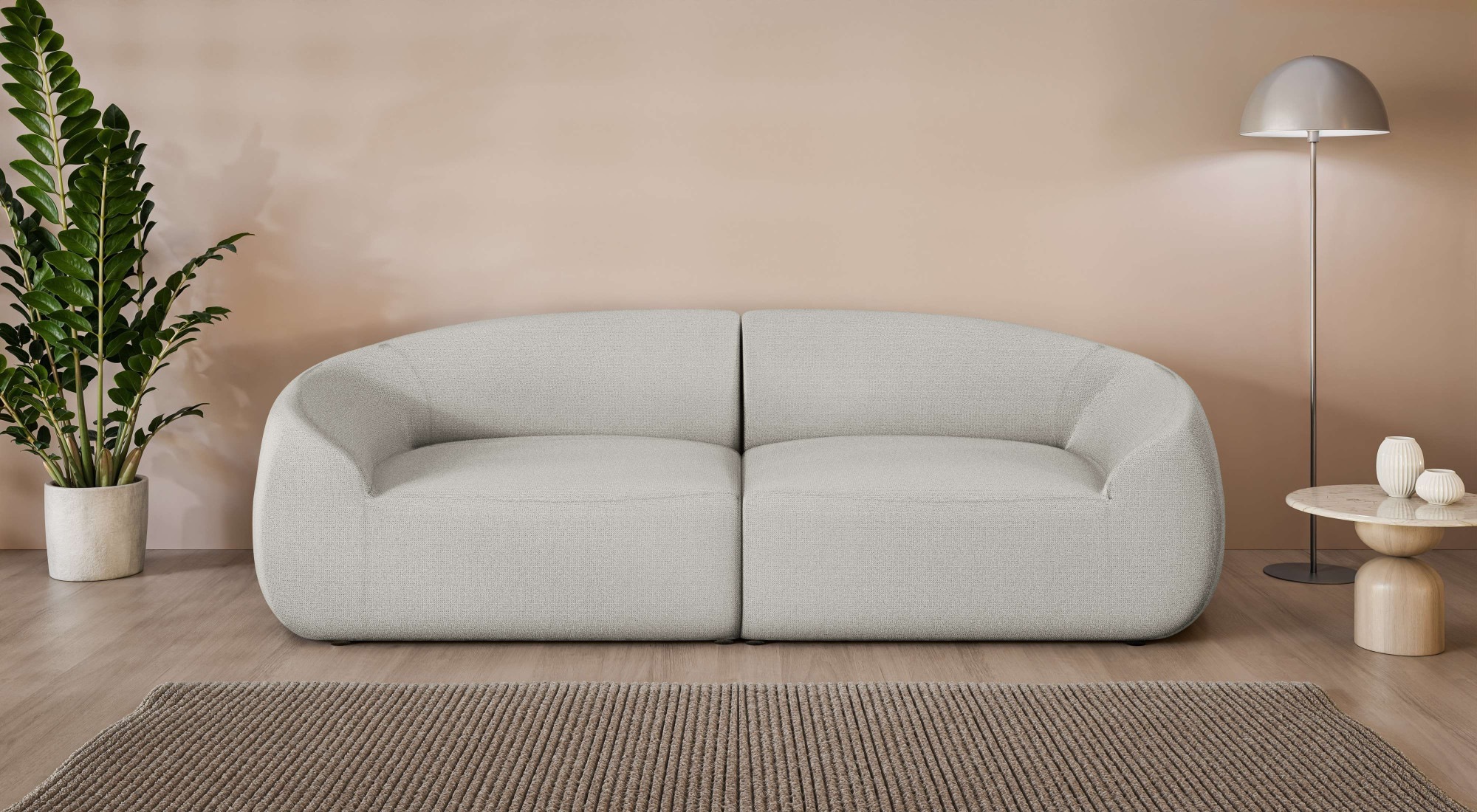 LeGer Home by Lena Gercke Big-Sofa »YANI, Designersofa, organische Form, Ma günstig online kaufen