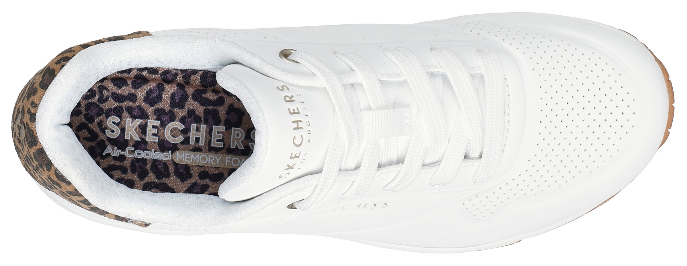 Skechers Sneaker »UNO-JUNGLE NITE«, Schnürschuh, Freizeitschuh mit Wedge-Absatz