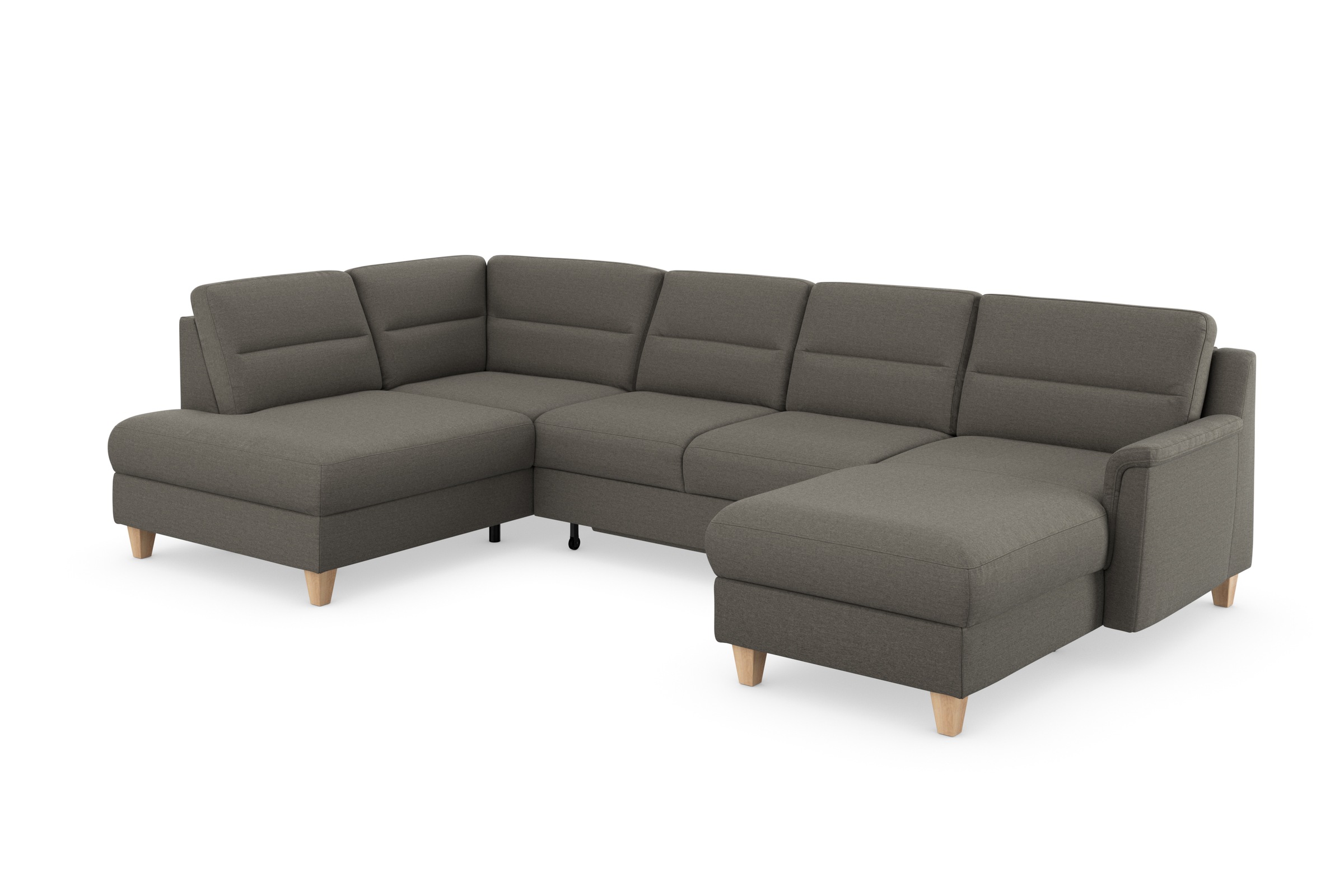 sit&more Wohnlandschaft »Farö U-Form«, inklusive Federkern, wahlweise mit Bettfunktion und Bettkasten