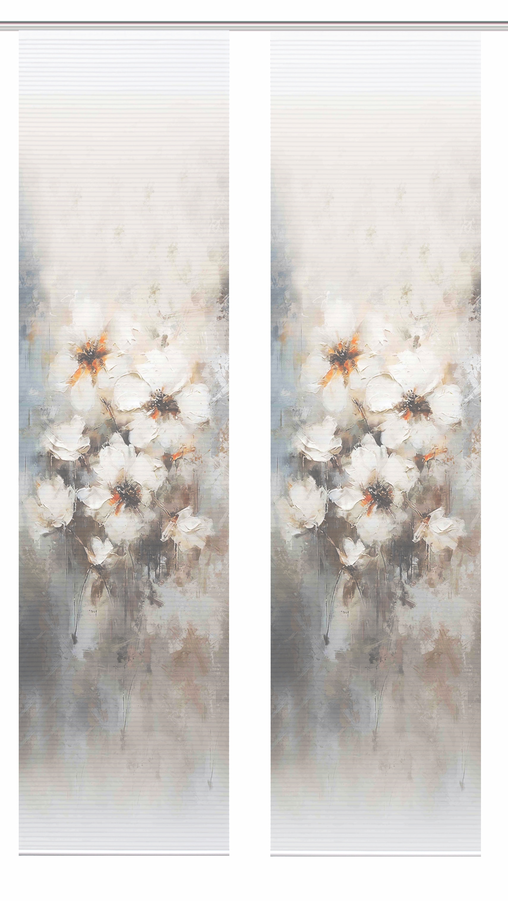 HOME in green Schiebegardine »ARISTEA« Paneelwagen 2 Stk. tlg. Bambusoptik, SET, recycelt, Digitaldruck