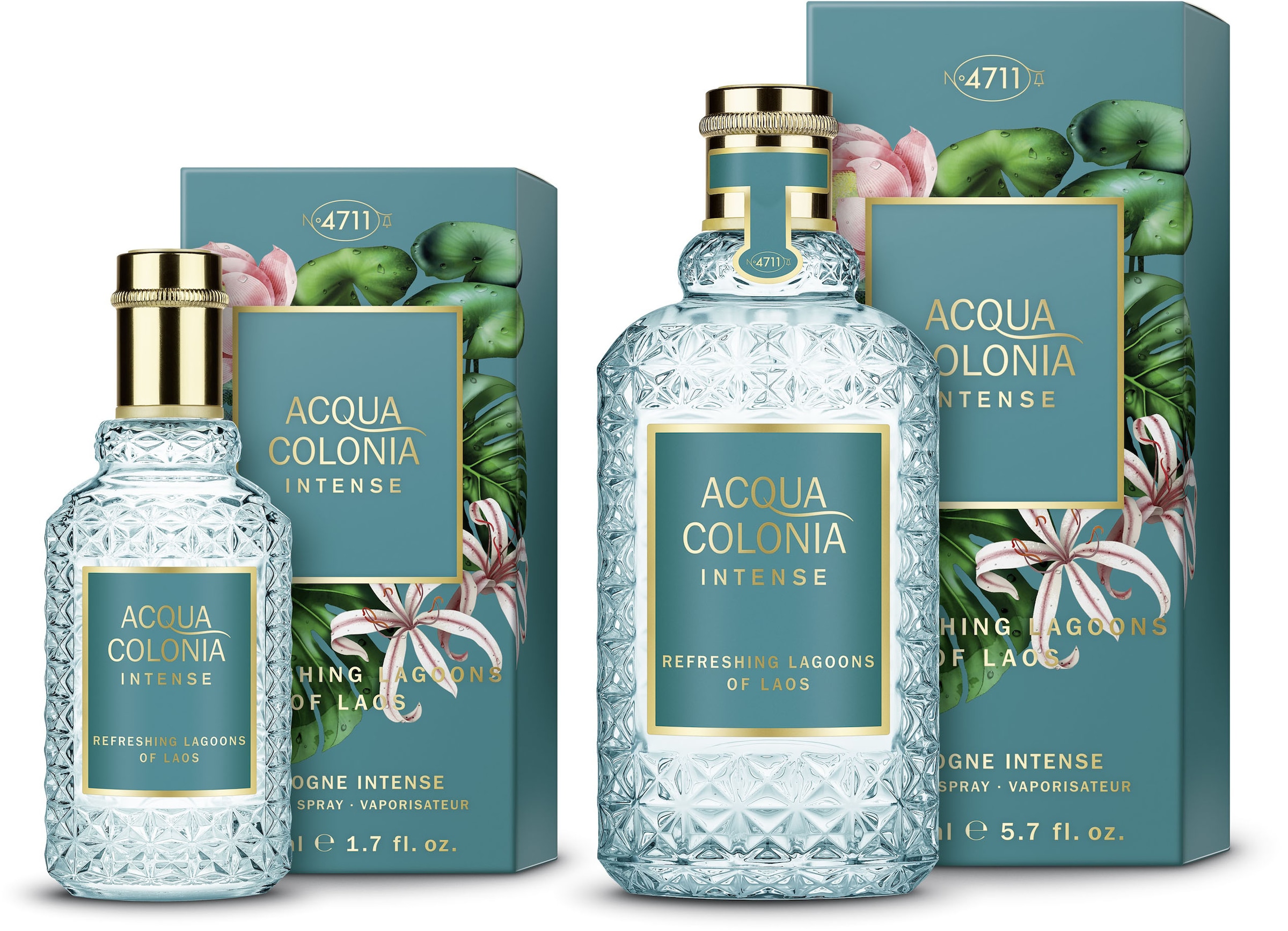 4711 Eau de Cologne »REFRESHING LAGOONS OF LAOS EAU DE COLOGNE«, (Packung, 1 tlg.), mit frischer Note