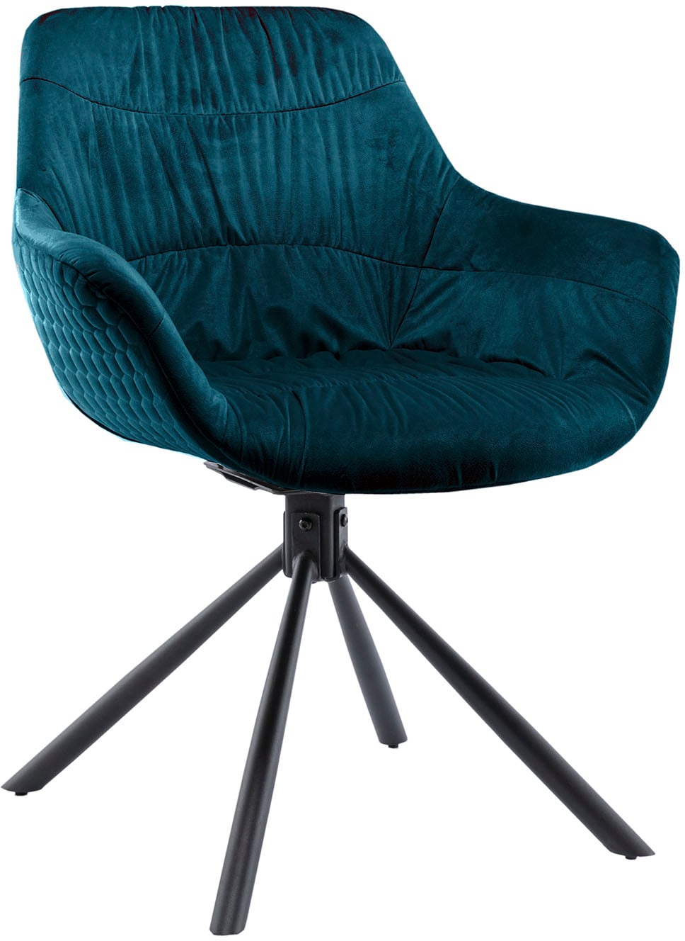 SalesFever online Samtoptik-Polyester, 360° kaufen Armlehnstuhl, Drehfunktion
