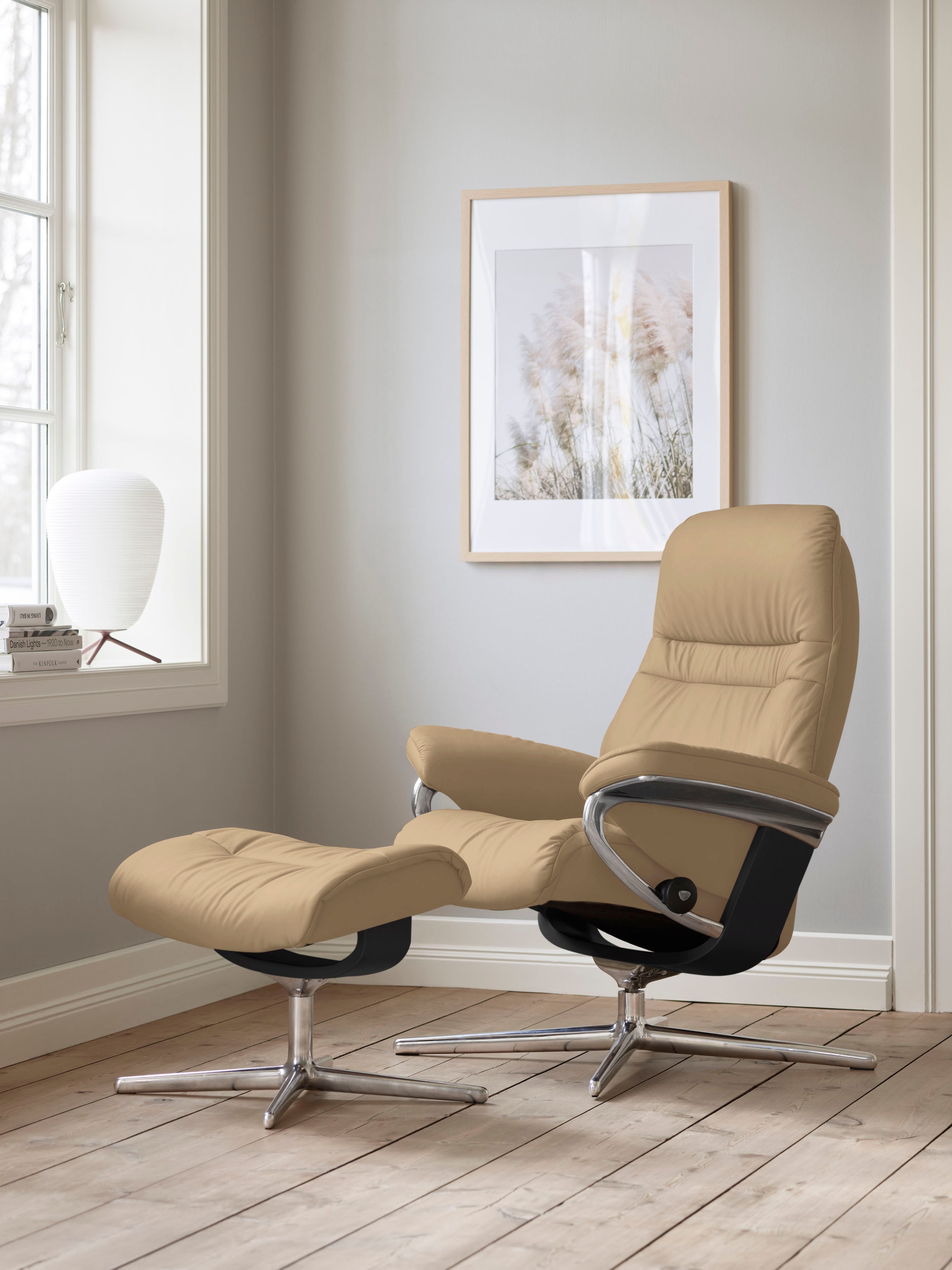 Stressless® Relaxsessel »Sunrise« Set, Relaxsessel mit Hocker, mit Hocker, günstig online kaufen