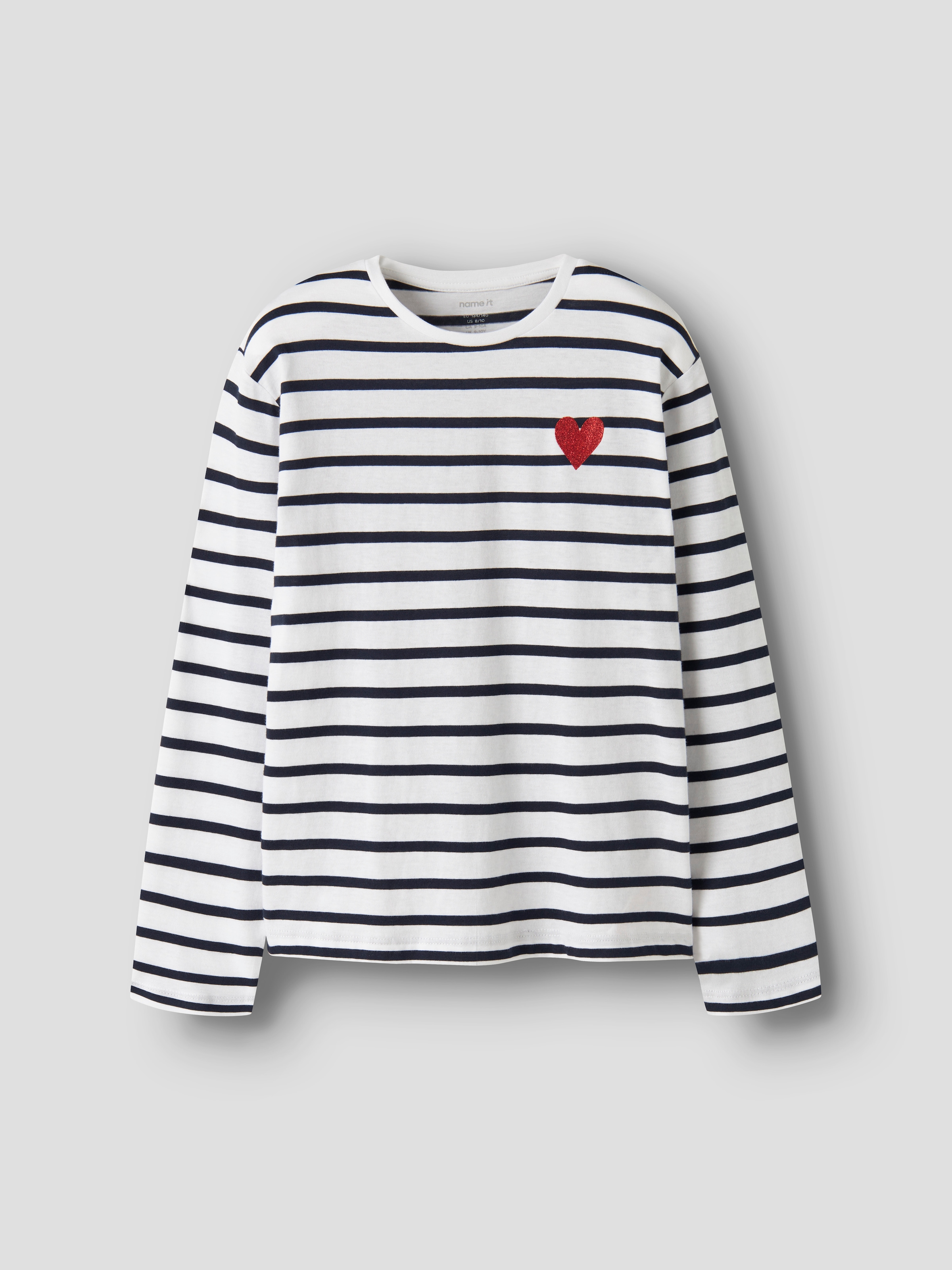 Name It Langarmshirt »NKFTOVELINA LS NREG TOP« Baumwolle, regular fit