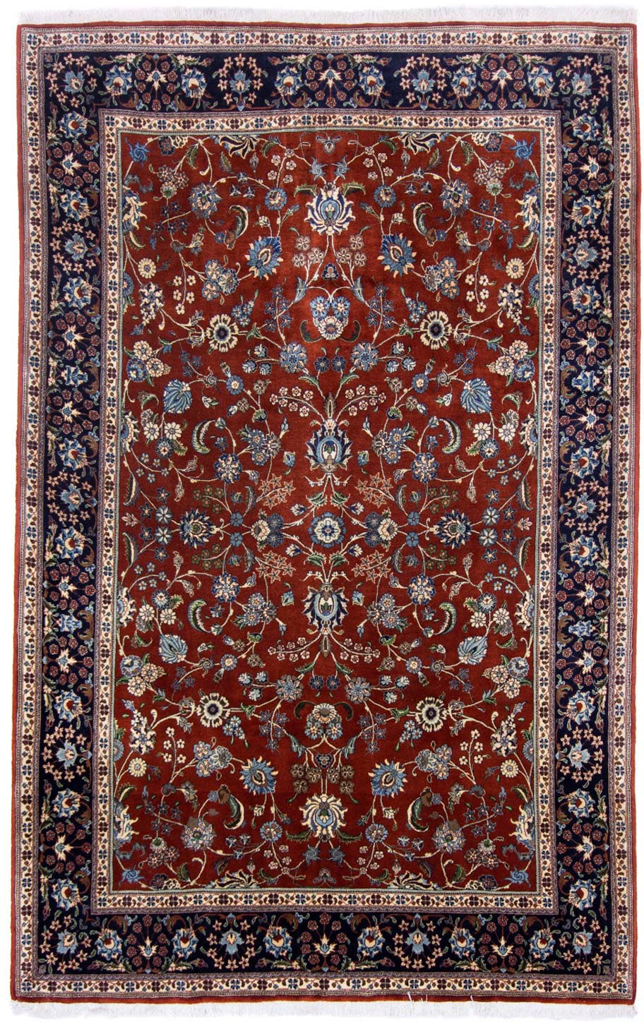 morgenland Wollteppich »Golpayegan Durchgemustert Rosso scuro 301 x 200 cm« günstig online kaufen