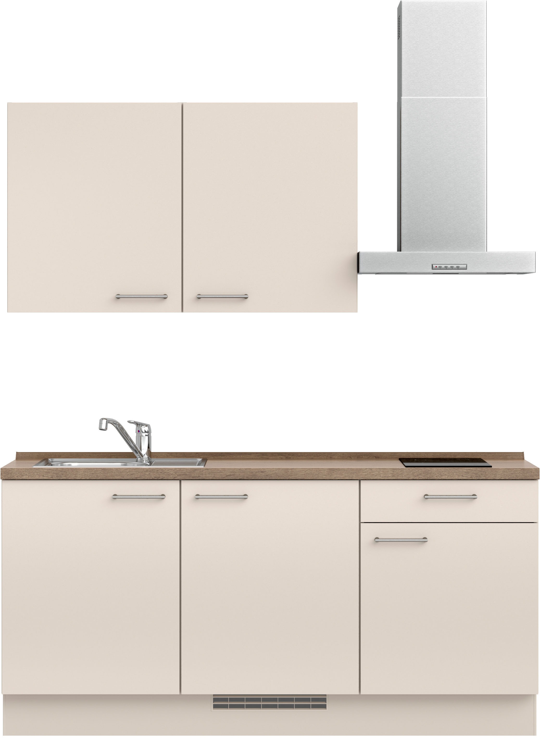 nobilia® Küchenzeile »"Laser I",Ausrichtung wählbar, Breite 180 cm« vormont günstig online kaufen