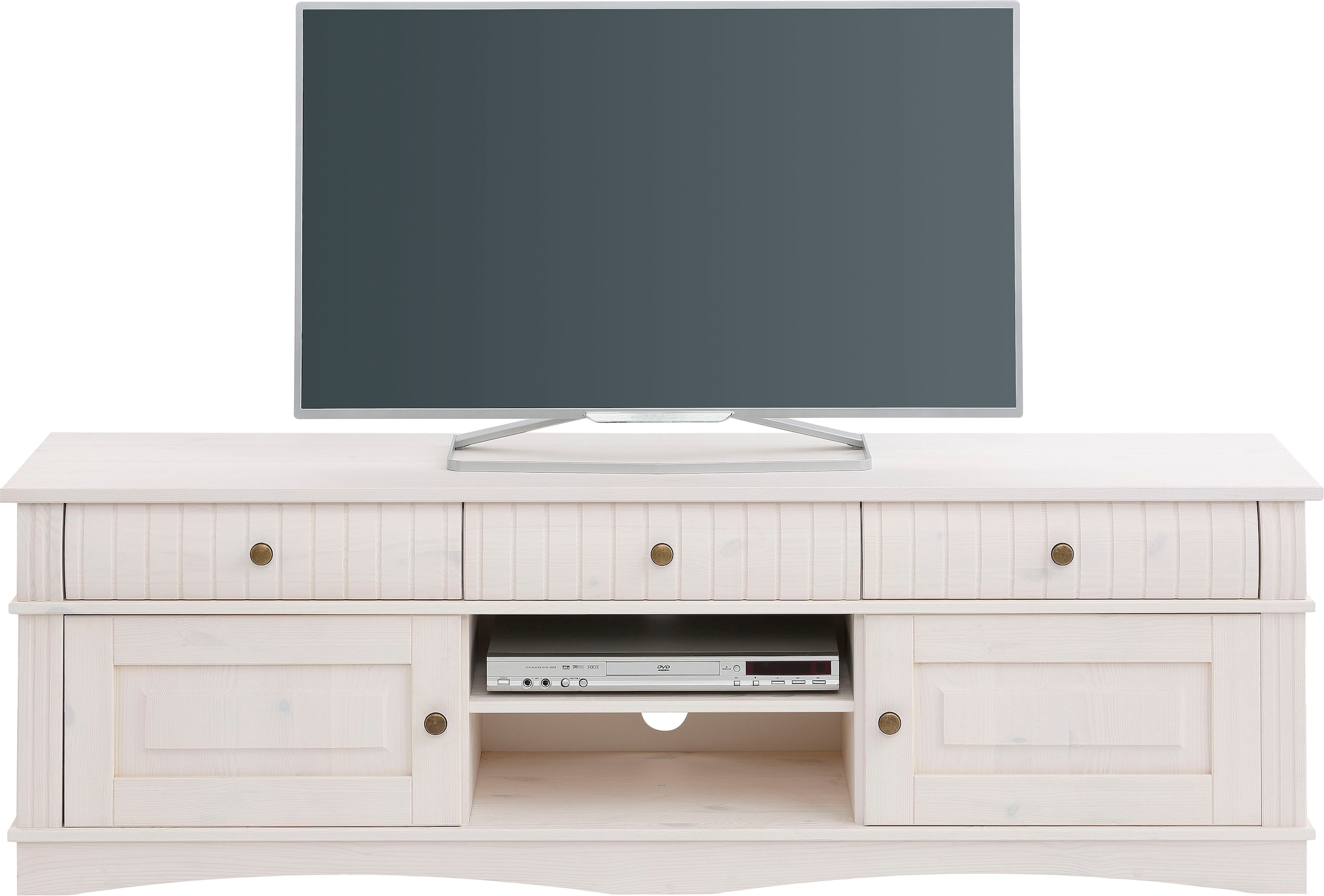 Home affaire Lowboard »Teresa«, Kommode aus massiver Kiefer, Breite 154 cm