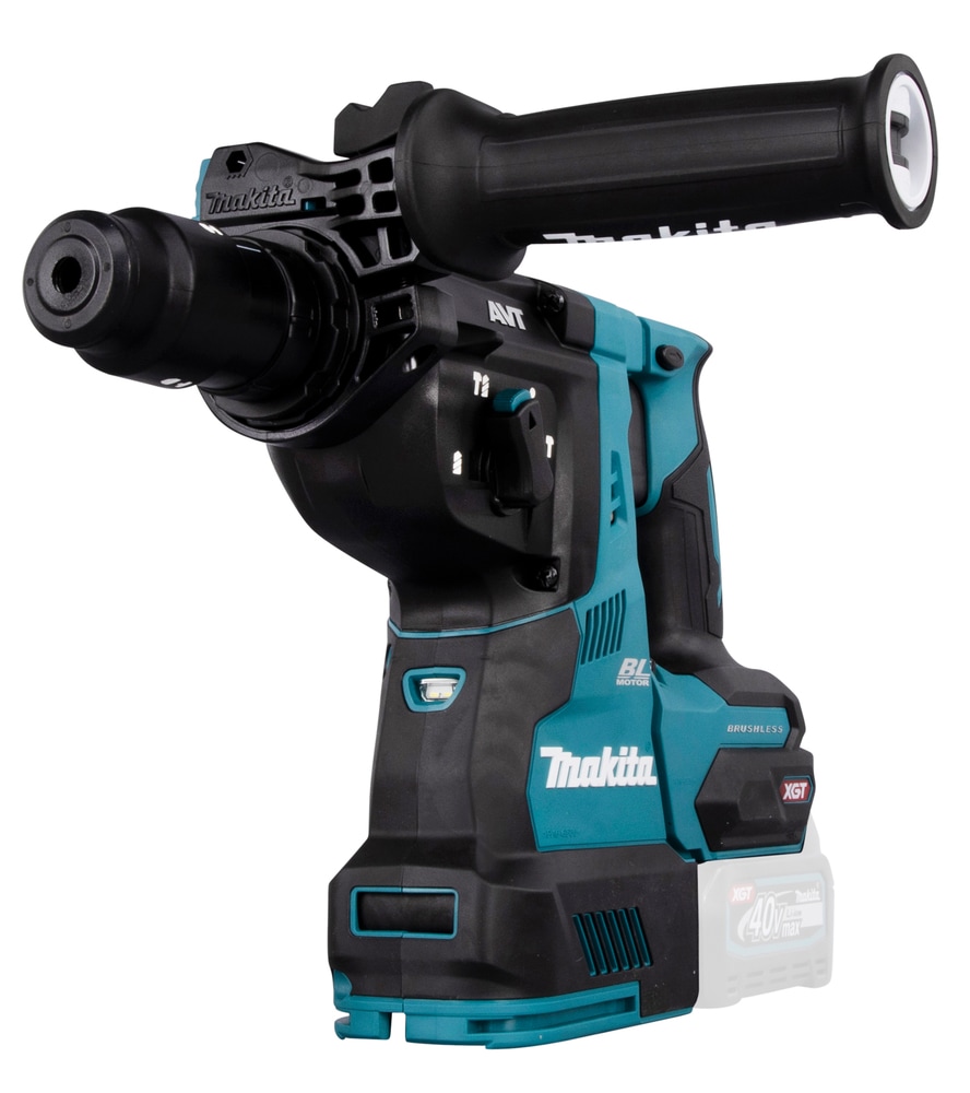Makita Akku-Kombibohrhammer »»HR004GZ««, (XGT, 40V max., SDS-PLUS/Bohrfutter, 28 mm, inkl. Schnellwechselfutter), ohne Akku, ohne Ladegerät, zum Bohren, hammerbohren und meißeln