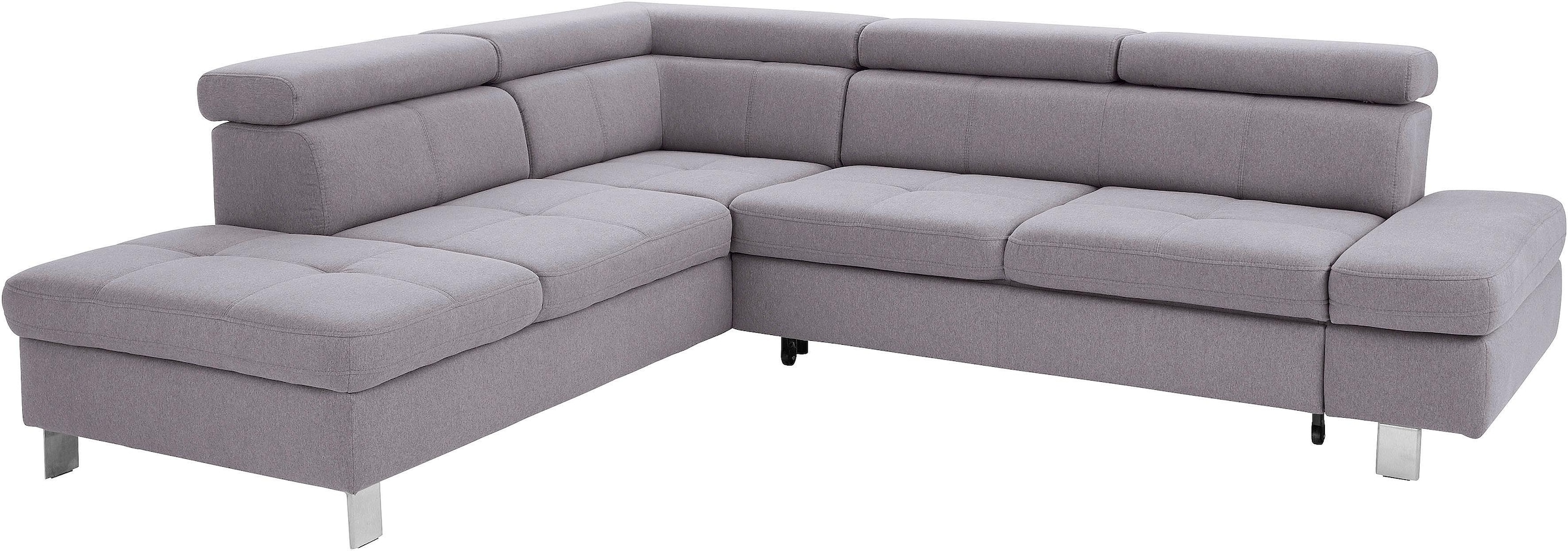 exxpo - sofa fashion Ecksofa »Fiji, L-Form«, mit Kopf- bzw. Rückenverstellu günstig online kaufen
