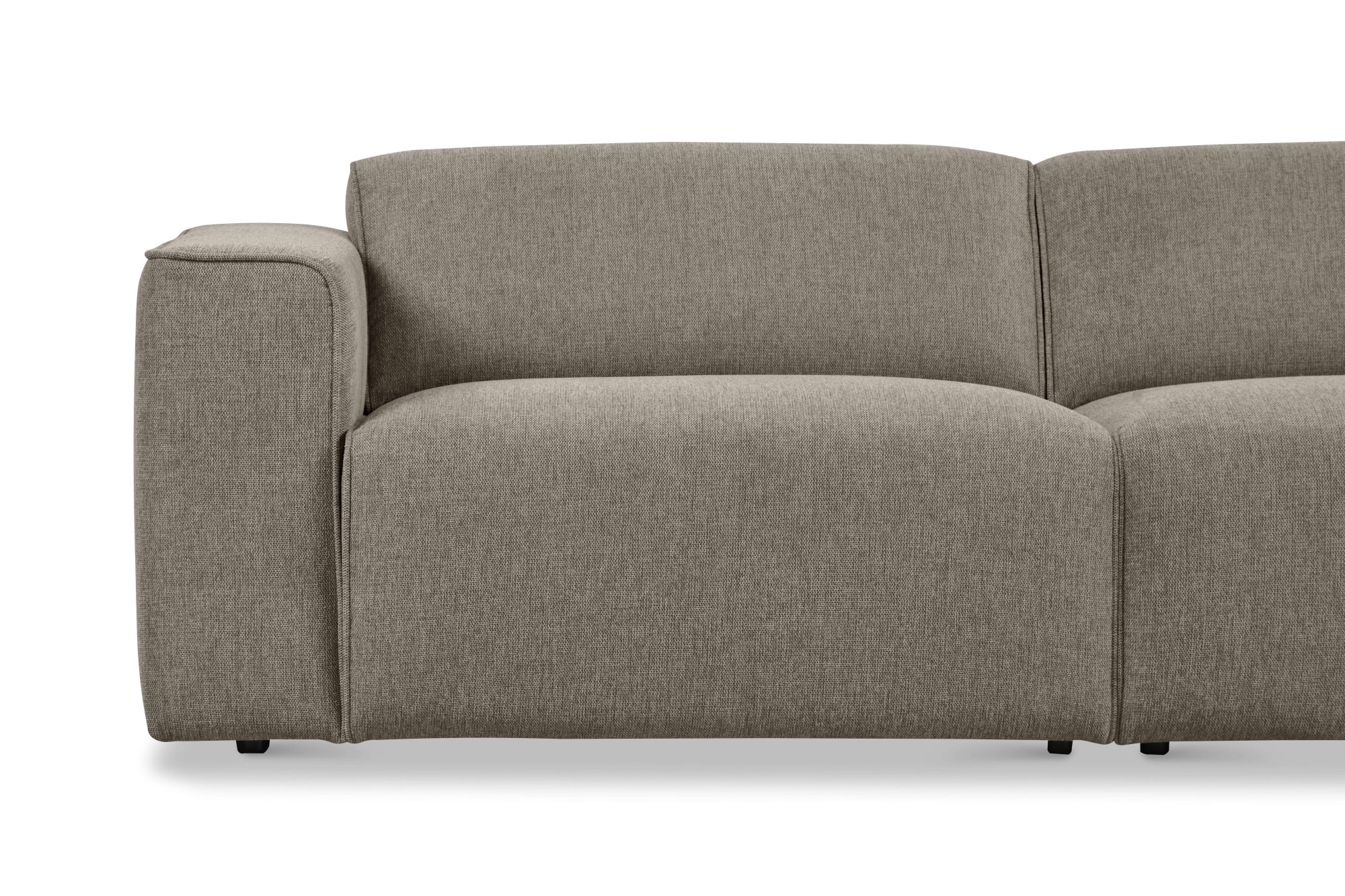 andas 3-Sitzer »Noord«, mit Kedernaht, Breite 232 cm, Cord, Struktur, Webstoff