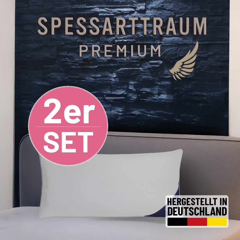 SPESSARTTRAUM Gänsefederkopfkissen »Premium«, Füllung: 70% Gänsefedern, 30% günstig online kaufen