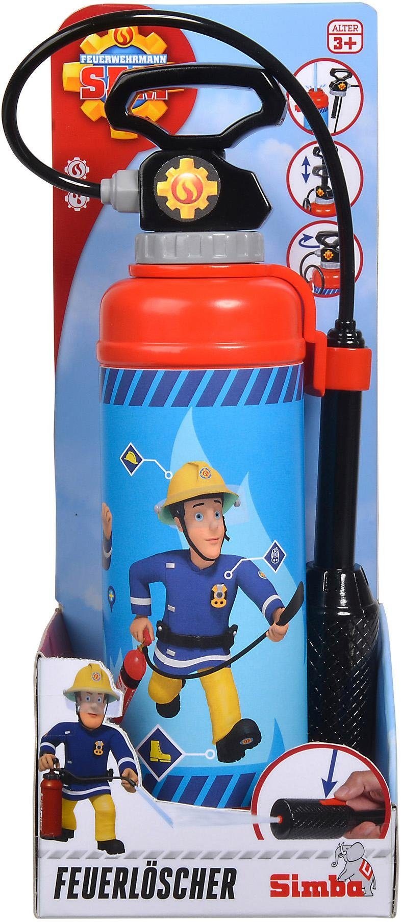 Simba Feuerwehrmann Sam Feuerlöscher Wasserspritzer 5m Reichweite 450 ml