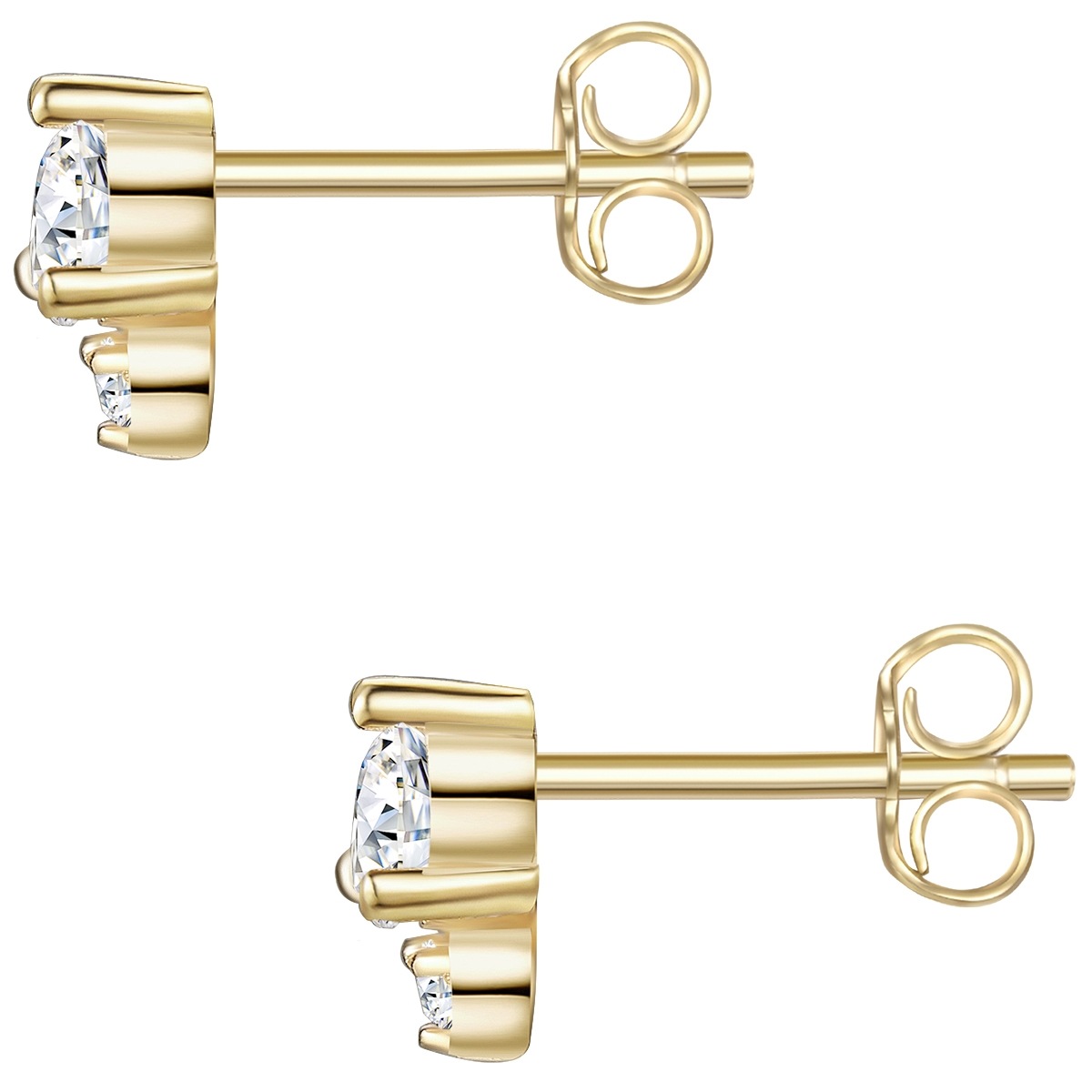 Glanzstücke München Paar Ohrstecker »Set: GSM419«, (2 tlg.), aus Sterling Silber