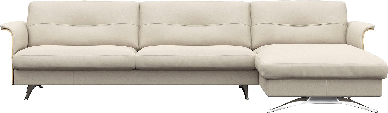 FLEXLUX Ecksofa »Glow Designsofa, bequem und komfortabel durch hochwertigen günstig online kaufen