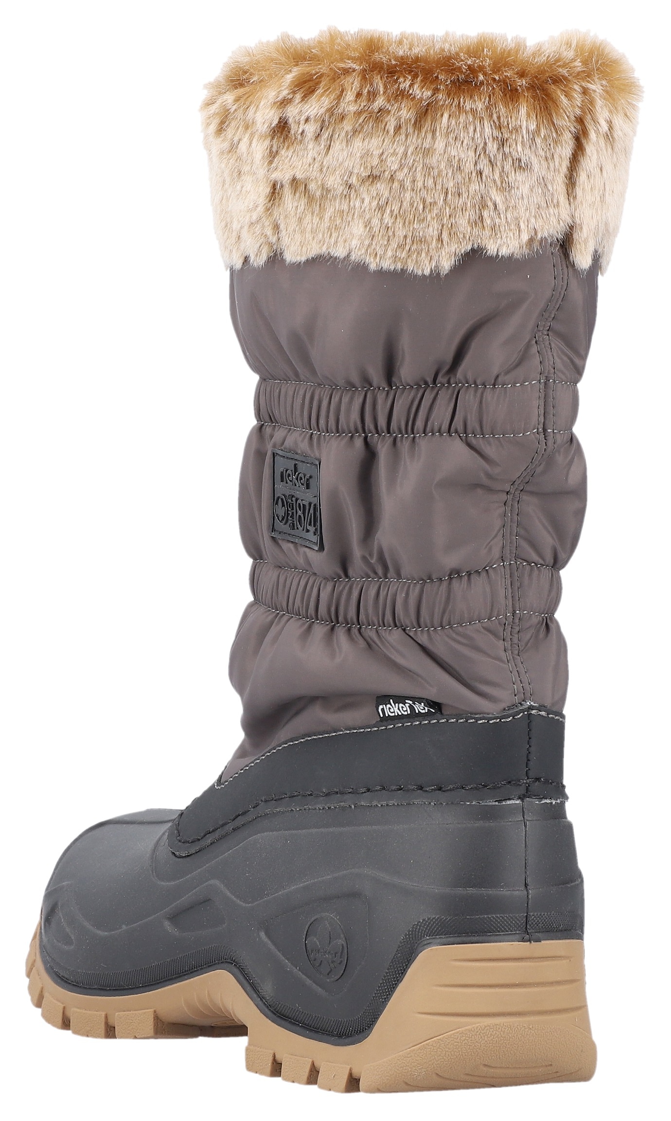 Rieker Winterstiefel, mit gerafftem Schaft dank Gummizug