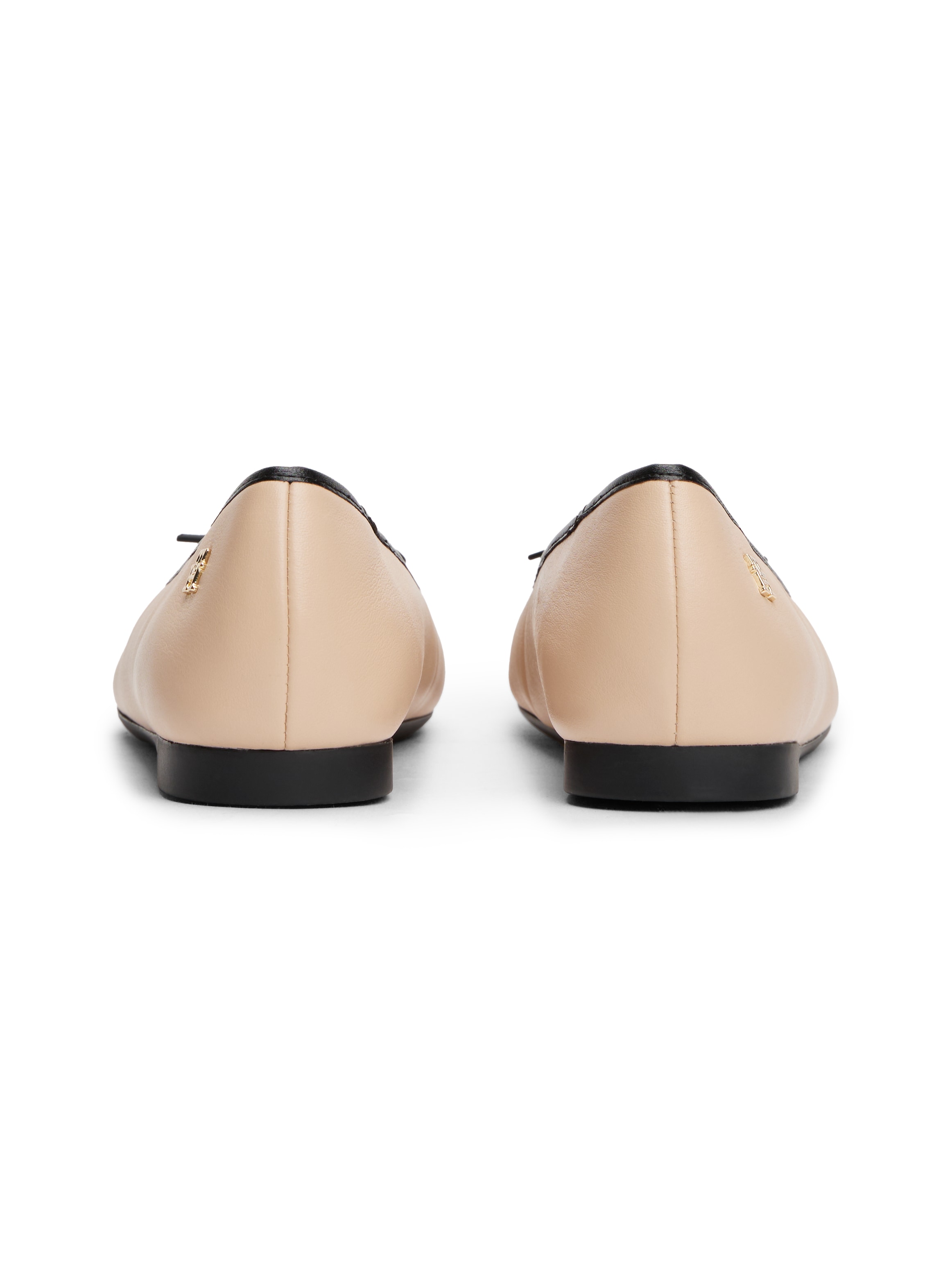 Tommy Hilfiger Ballerina »TOE CAP LEATHER BALLERINA«, Businesschuh, Schlupfschuh in schmaler Form