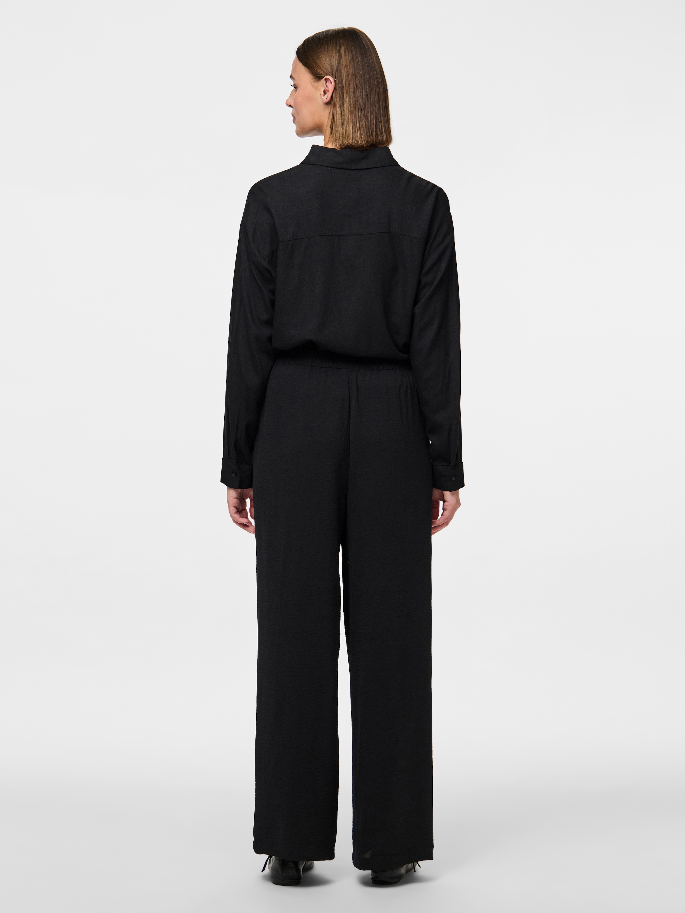 pieces Schlupfhose »PCTIFFANY HW WIDE PANTS WVN NOOS BC«, Sommerhose