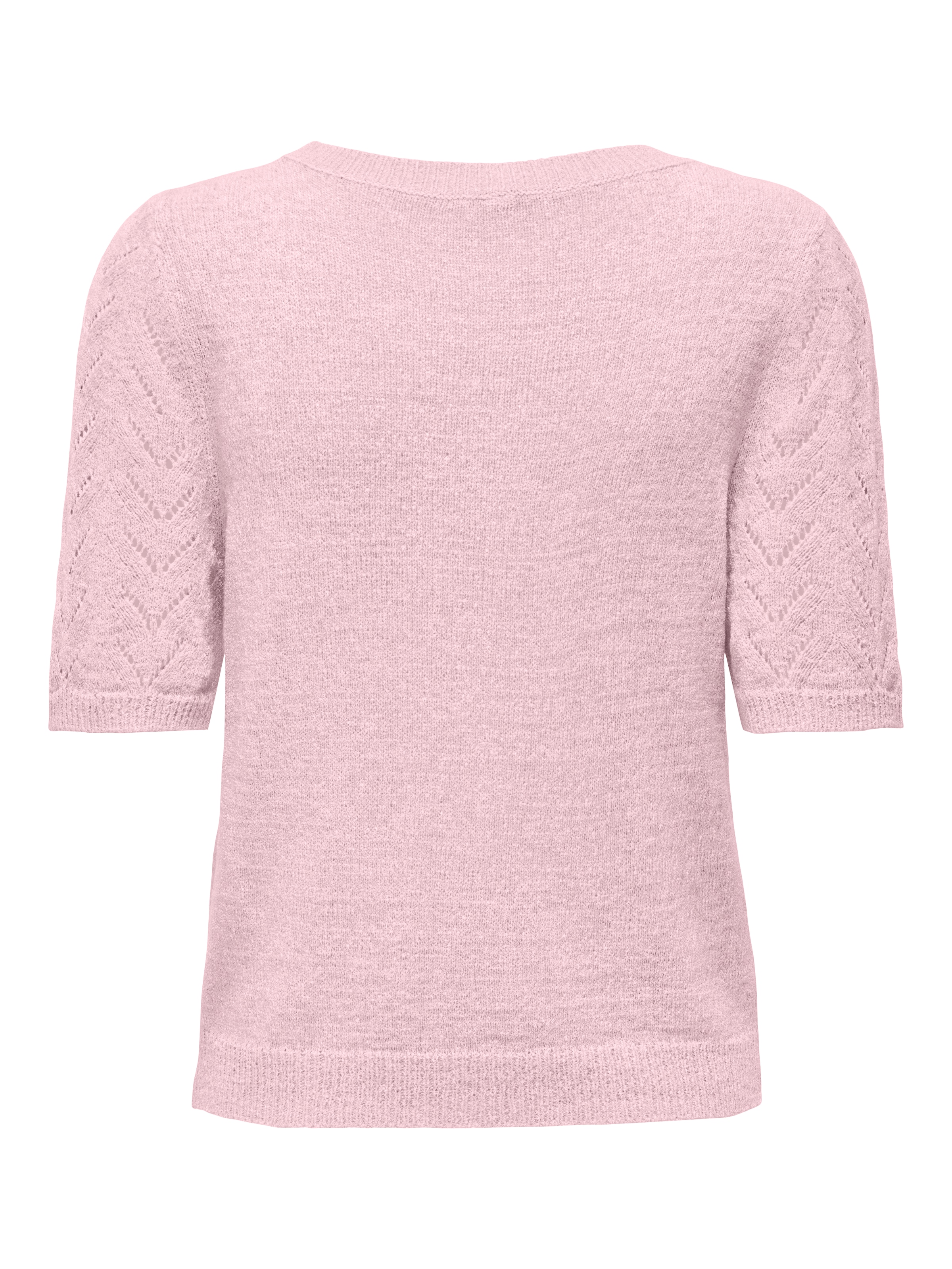 ONLY Kurzarmpullover »ONLSUNNY SS O-NECK KNT« Kunstfaser, regular fit, Rundhals