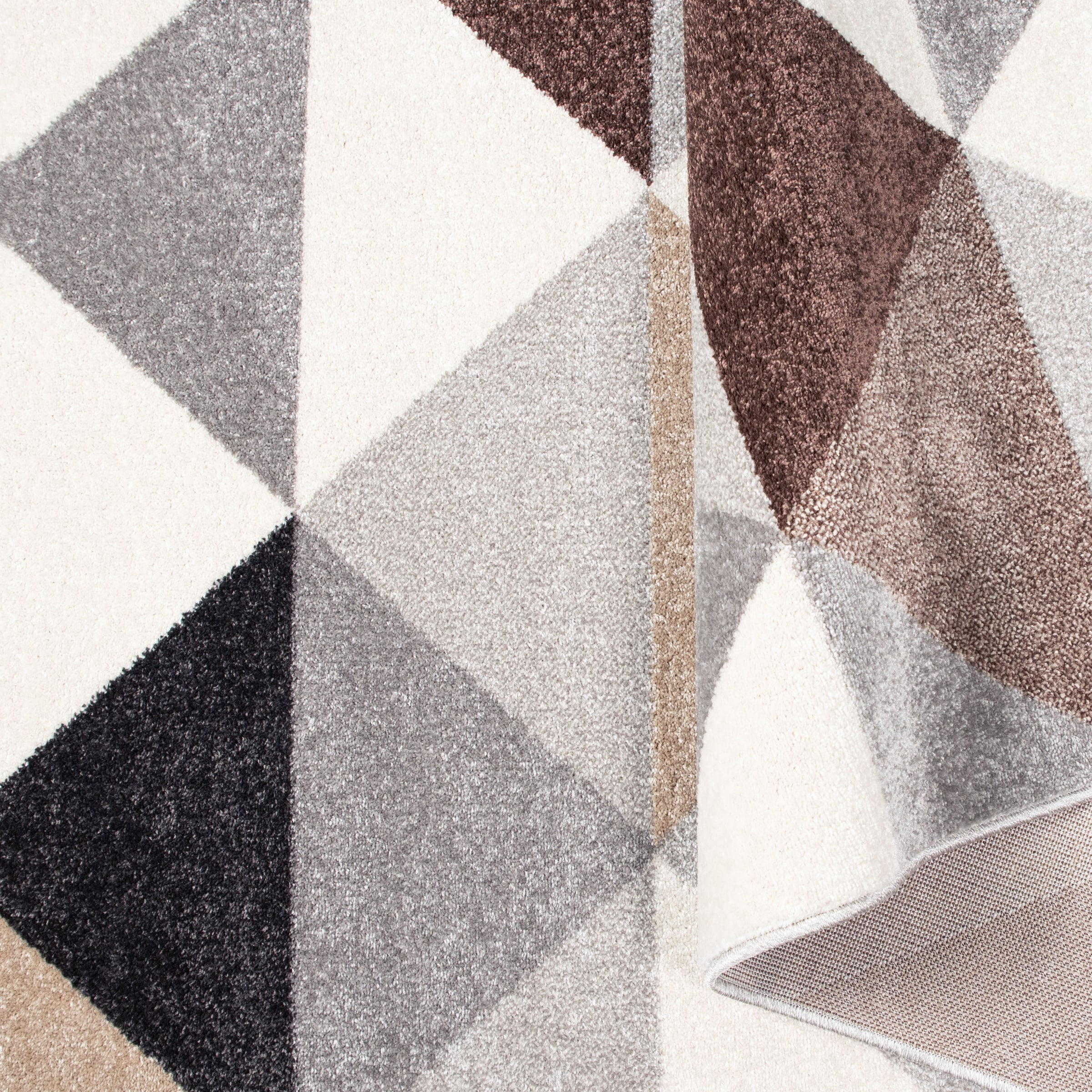 my home Teppich »Berlad Geo«, rechteckig, 9 mm Höhe, mit besonders weichem Flor, Kurzflor, modernes geometrisches Design
