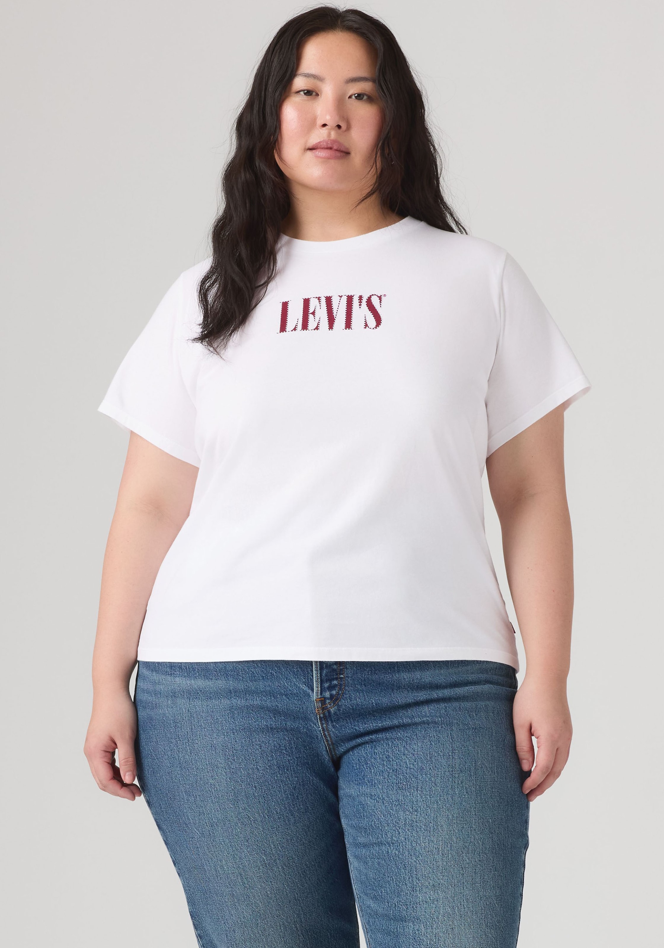 Levi's® Plus T-Shirt »PERFECT TEE« Figurumspielende Passform