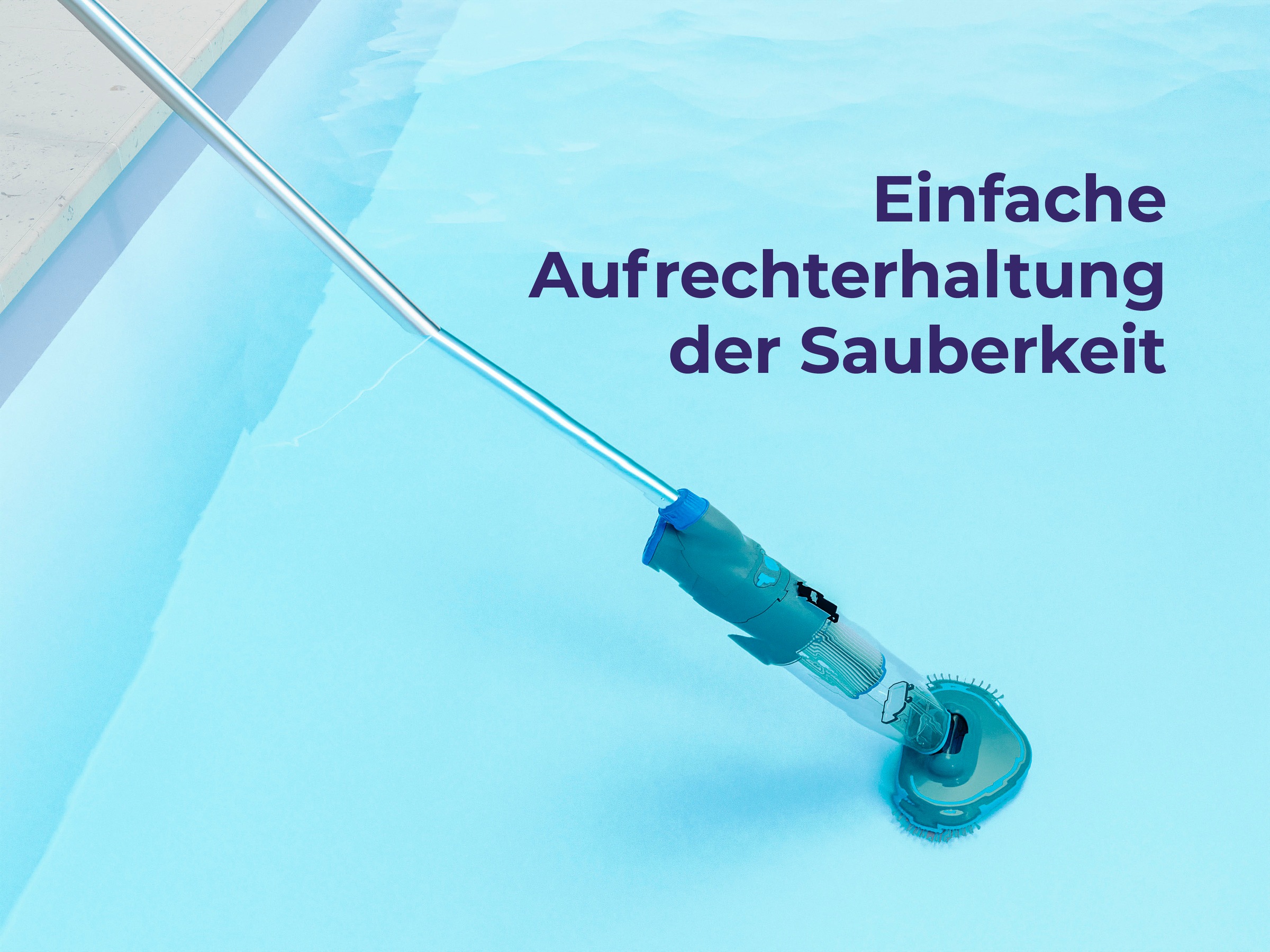 Gre Poolbodensauger, batteriebetrieben