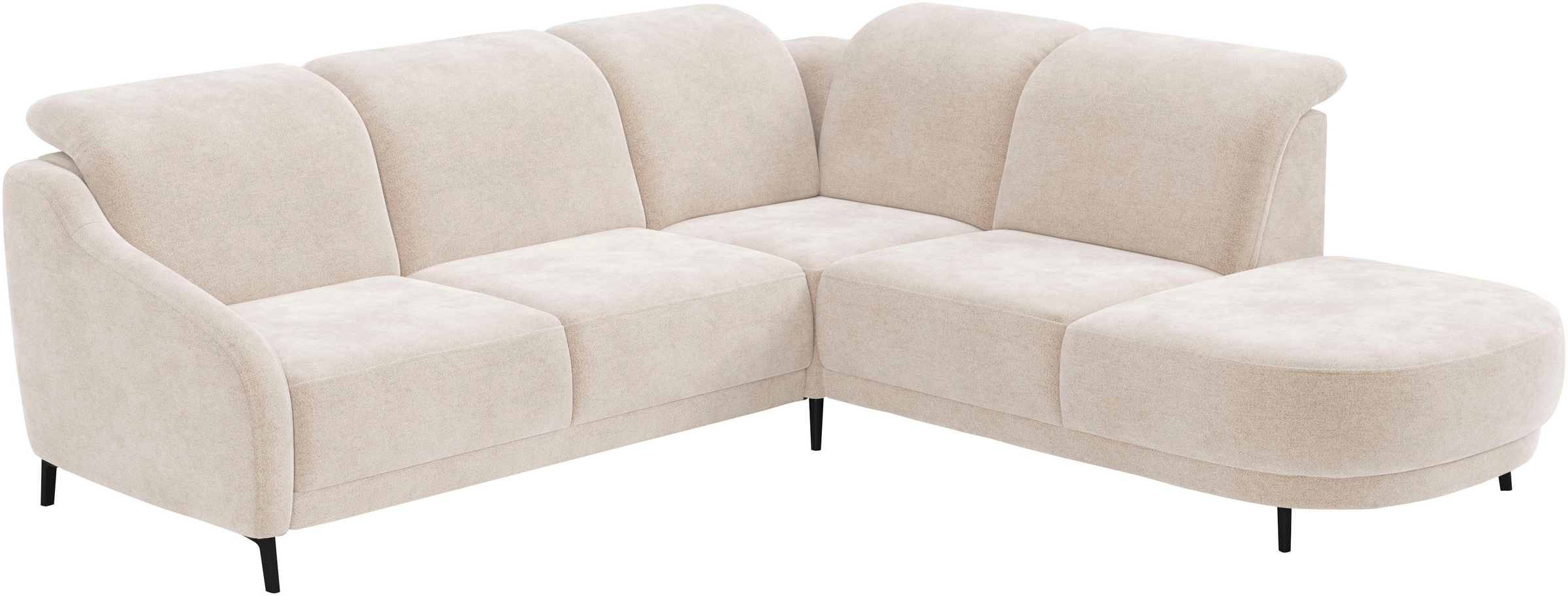 sit&more Ecksofa »Blues L-Form«, wahlweise mit Klapptisch und USB