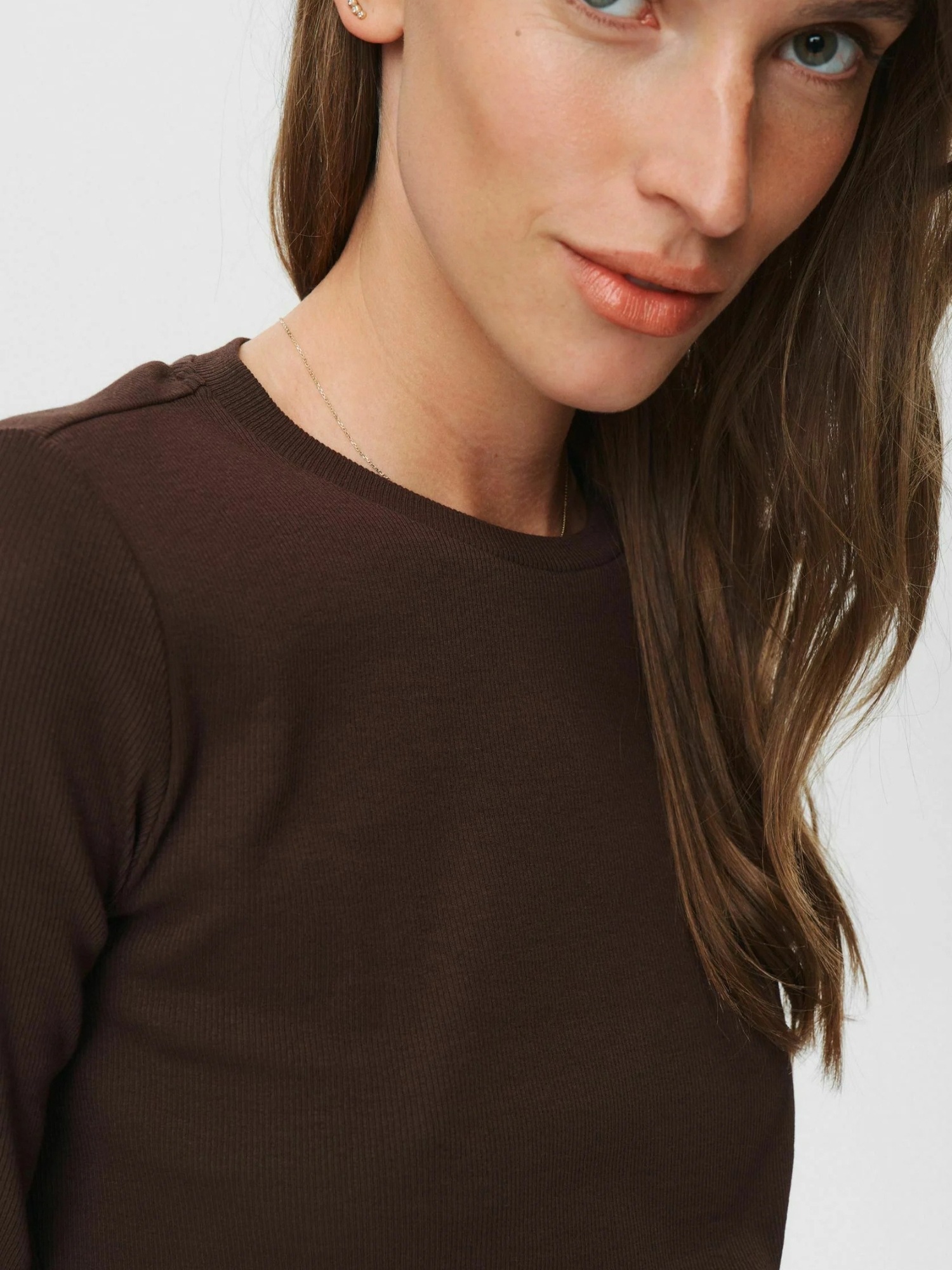 nümph Langarmhemd »Nümph Long Sleeve T-Shirt Cropped NURILEY«