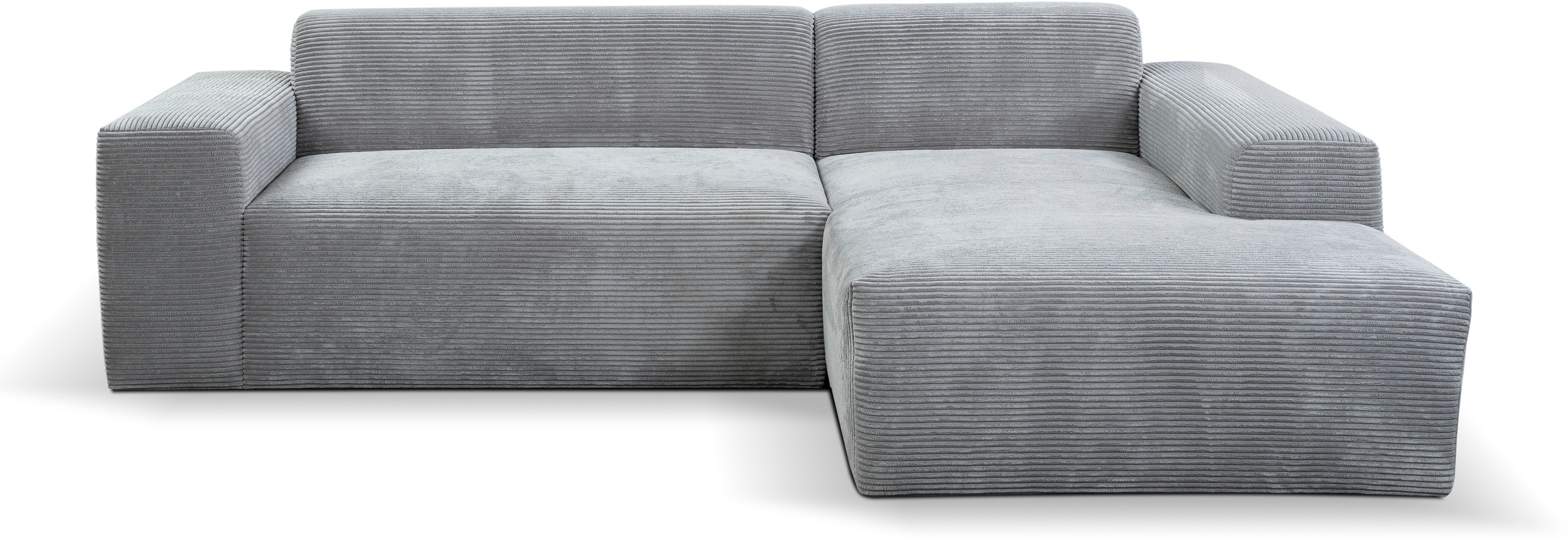 WERK2 Ecksofa »Zeus-L modern & zeitlos, Breite 253 cm, bequemes Sofa« Curvy günstig online kaufen