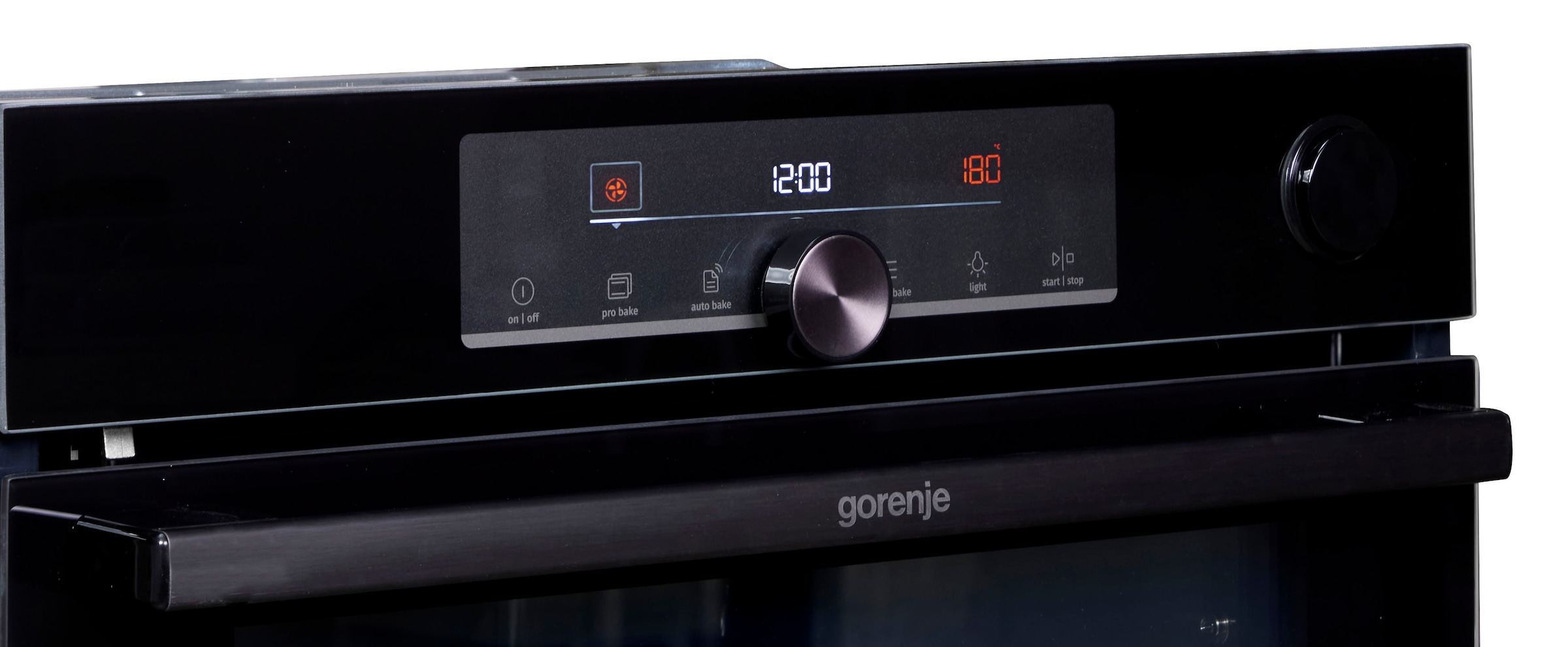 GORENJE Backofen  »BPSA6747A08BGWI«, Pyrolyse, 2fach Teleskopauszug, Wassertank für Dampf, AirFry-Funktion
