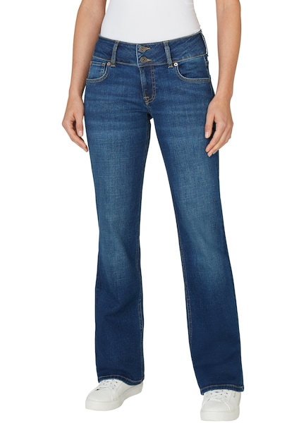 Pepe Jeans Gerade Jeans »Straight Jeans Lw« Mit Doppeltem Knopfverschluss
