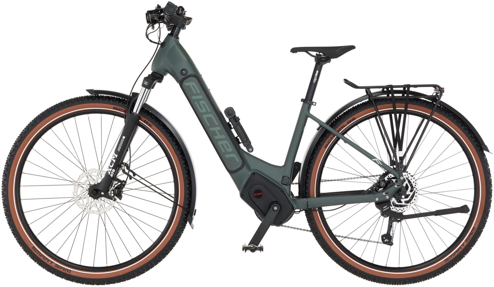 FISCHER Fahrrad E-Bike »TERRA T100 43 711«, 10 Gang, Shimano, Schaltwerk Deore