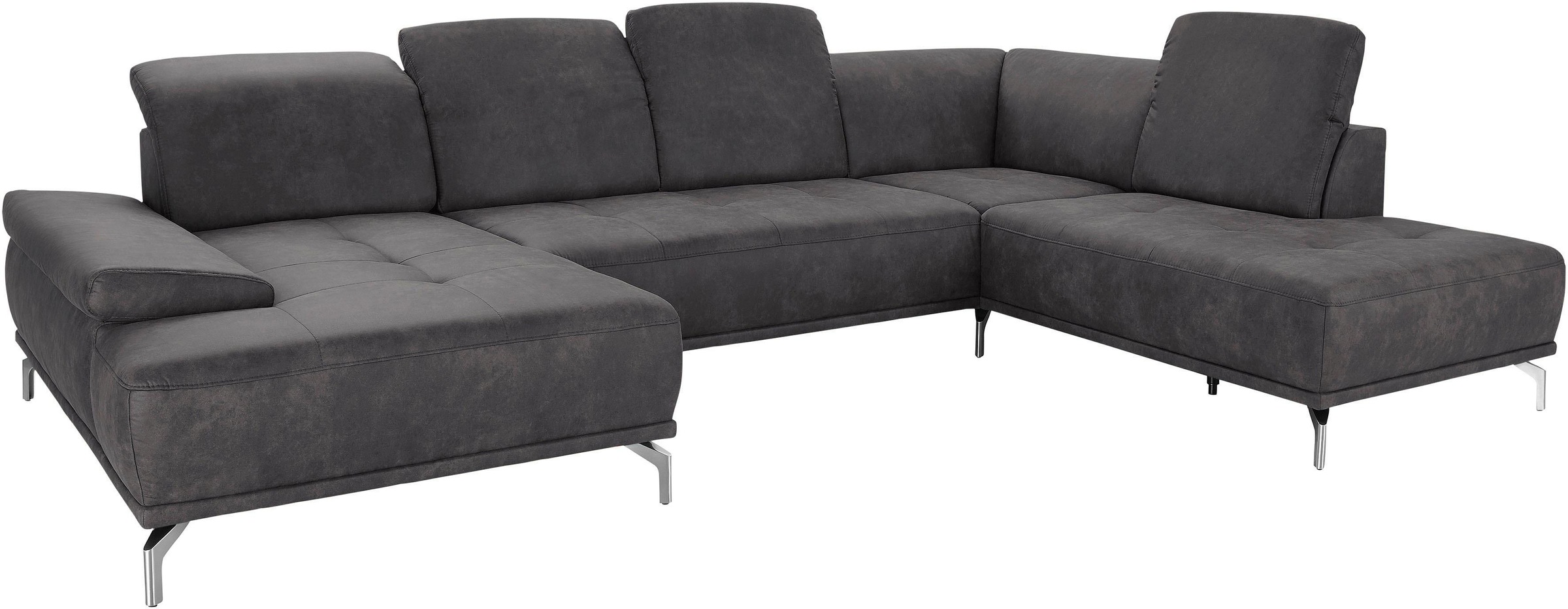 Home affaire Wohnlandschaft »Caluna« Inkl.Sitztiefenverstellung, wahlweise günstig online kaufen