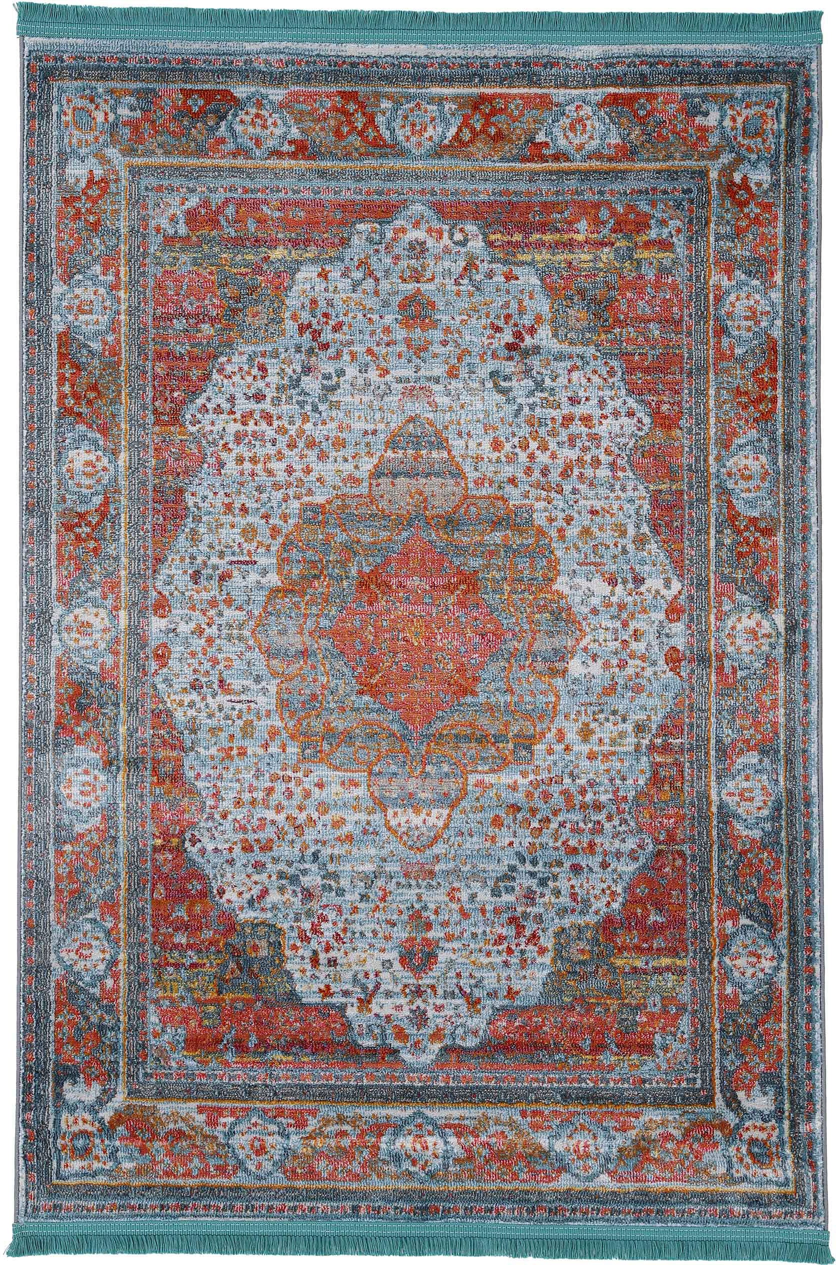 carpetfine Teppich »Desna«, rechteckig, 8 mm Höhe, Vintage Orient Look, Woh günstig online kaufen