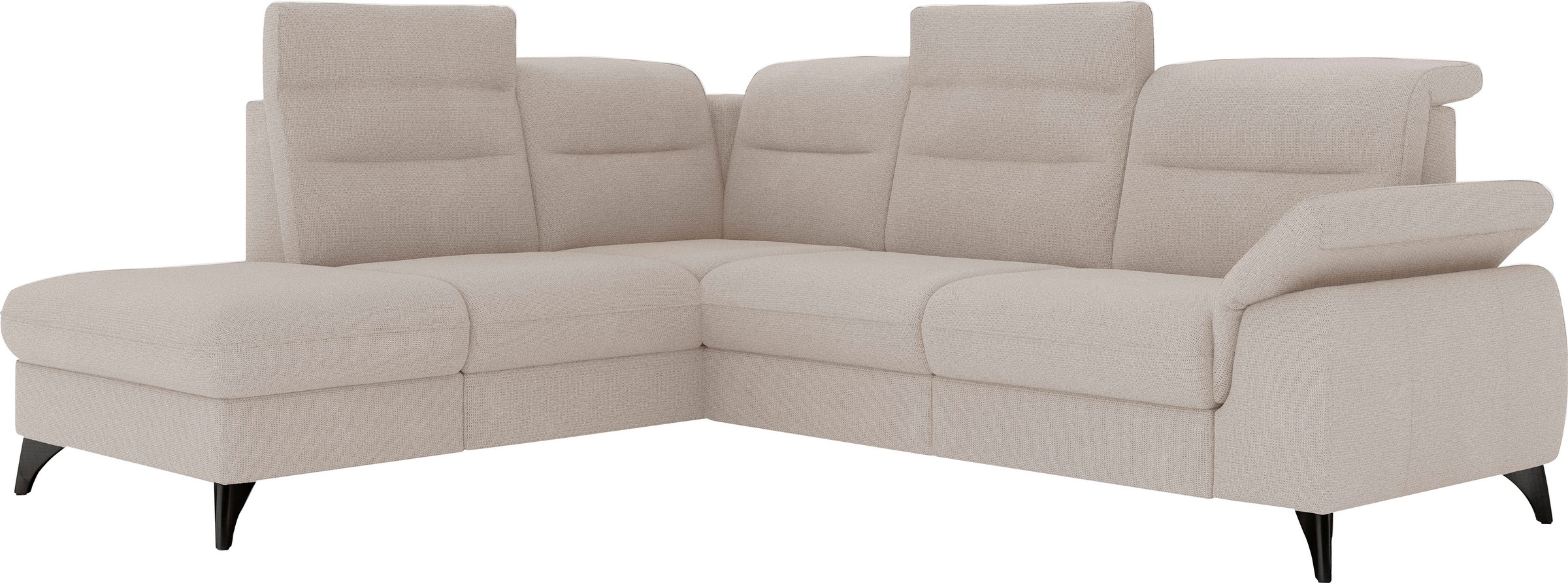 sit&more Ecksofa »Astoria L-Form«, wahlweise mit motorischer Relaxfunktion