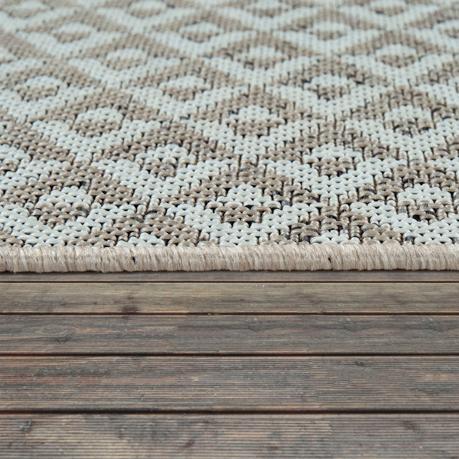 Teppich »Kortrijk 745«, geometrisches Outdoor In- bestellen und geeignet rechteckig, Paco modernes bequem Design, Home schnell und Flachgewebe,