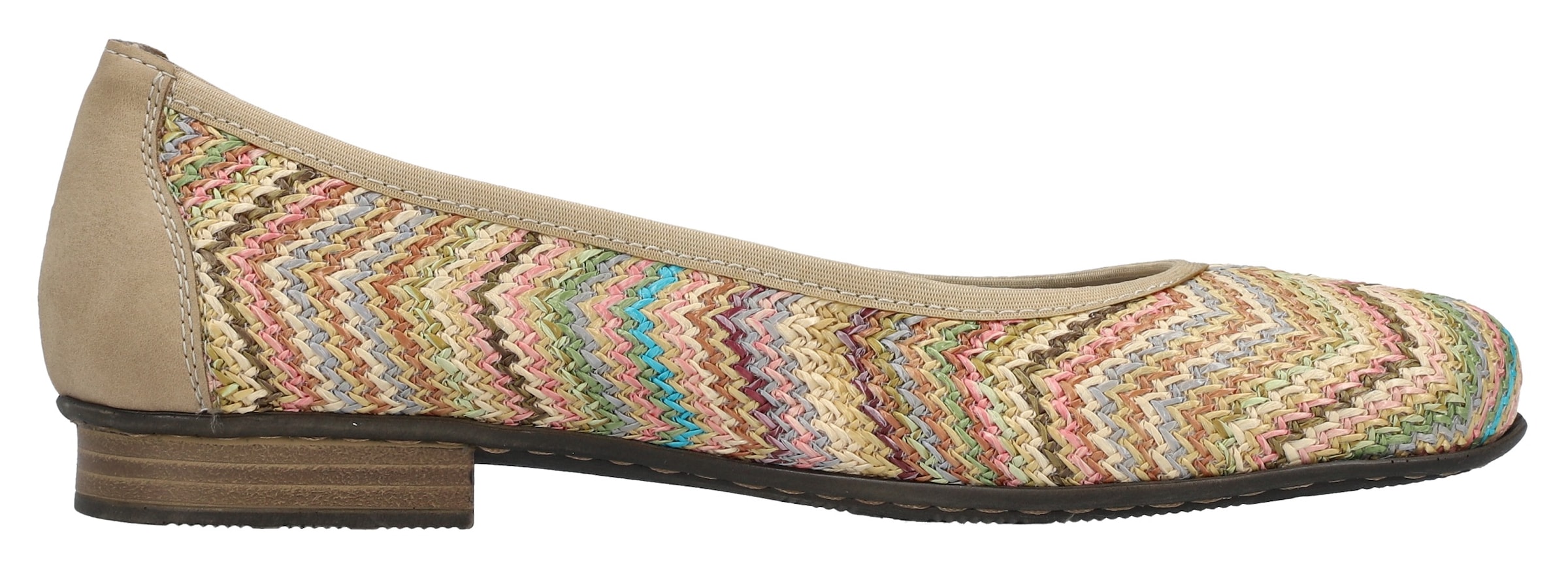 Rieker Ballerina, Slipper, Schlupfschuh, Pumps mit weicher Innensohle