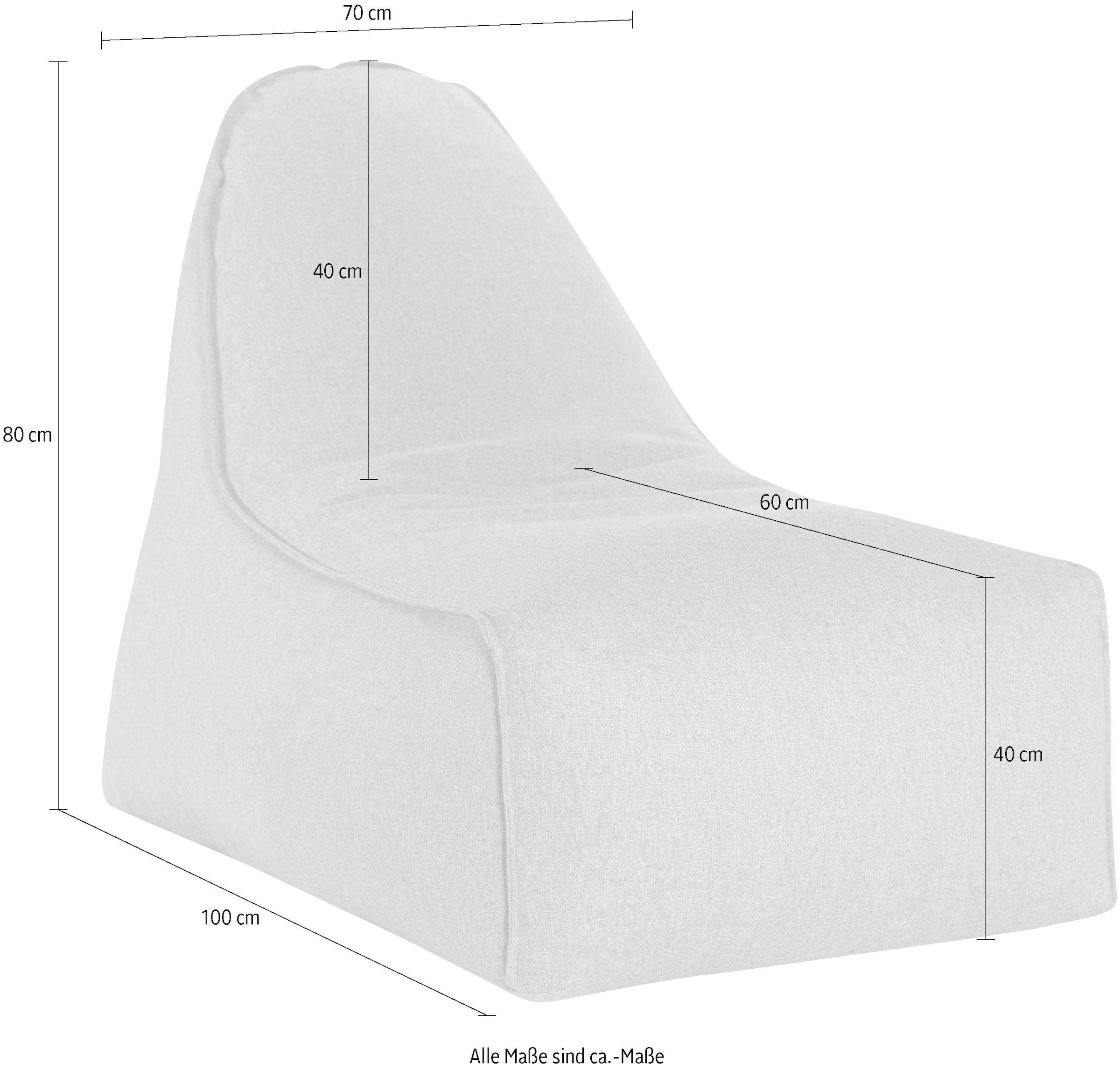 Sitting Point Sitzsack »Boogie FELT«, (1 St.), Filzimitat