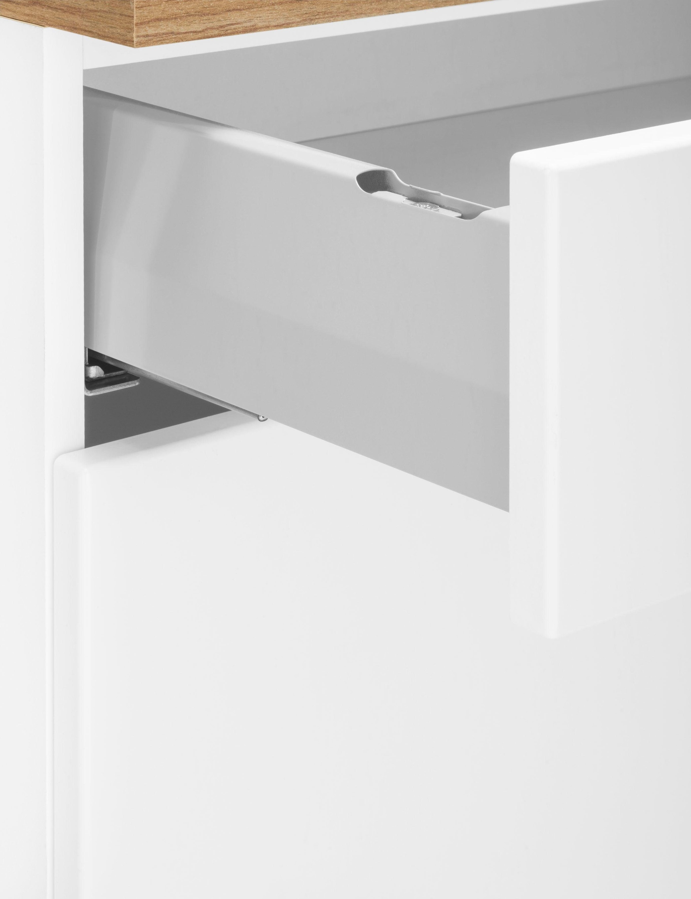 KOCHSTATION Küchenzeile »KS-Kehl«, mit E-Geräten, Breite 240 cm, inkl. Geschirrspülmaschine