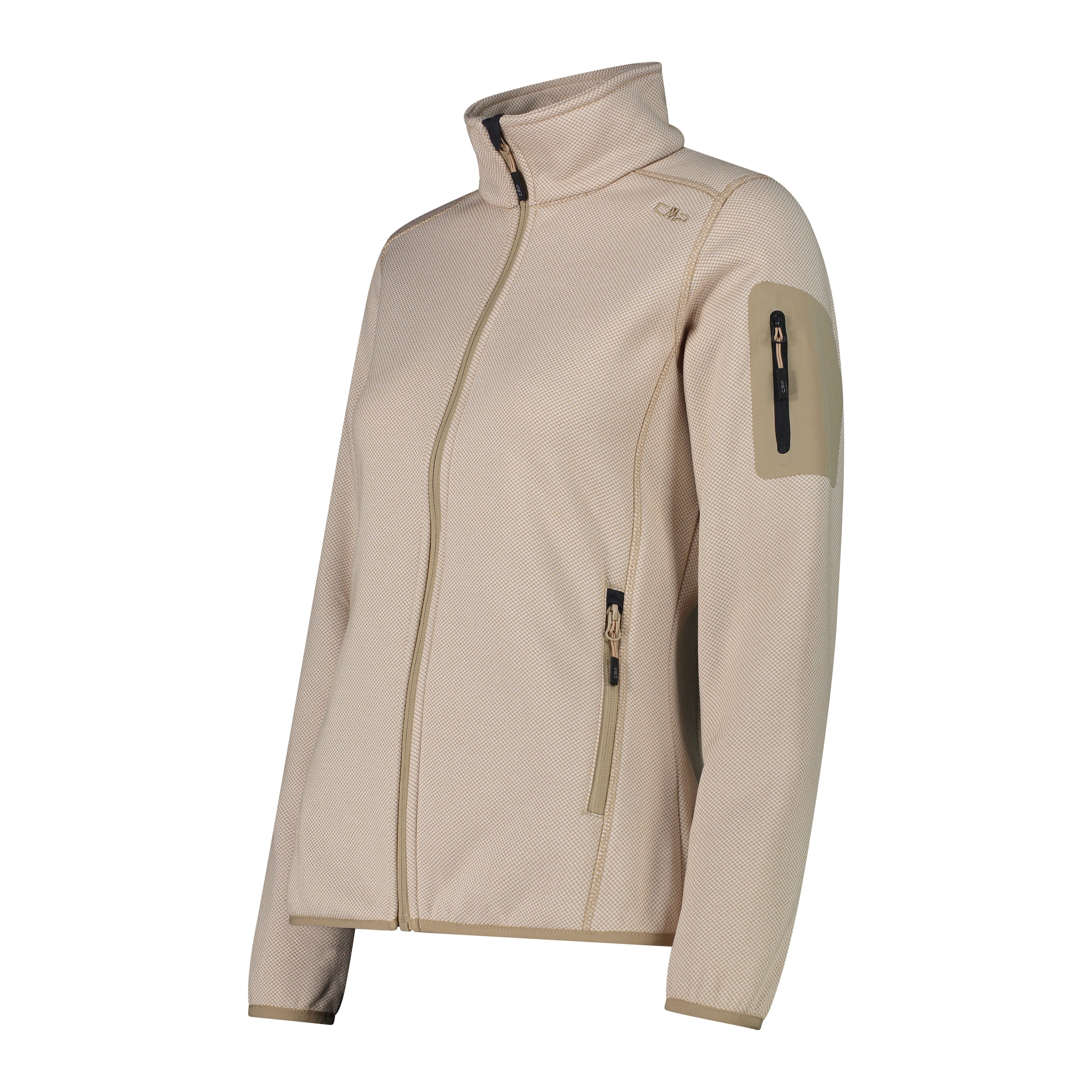 CMP Strickfleecejacke, (1 St.), Wärmeisolierend & Schnell trocknend & Atmungsaktiv