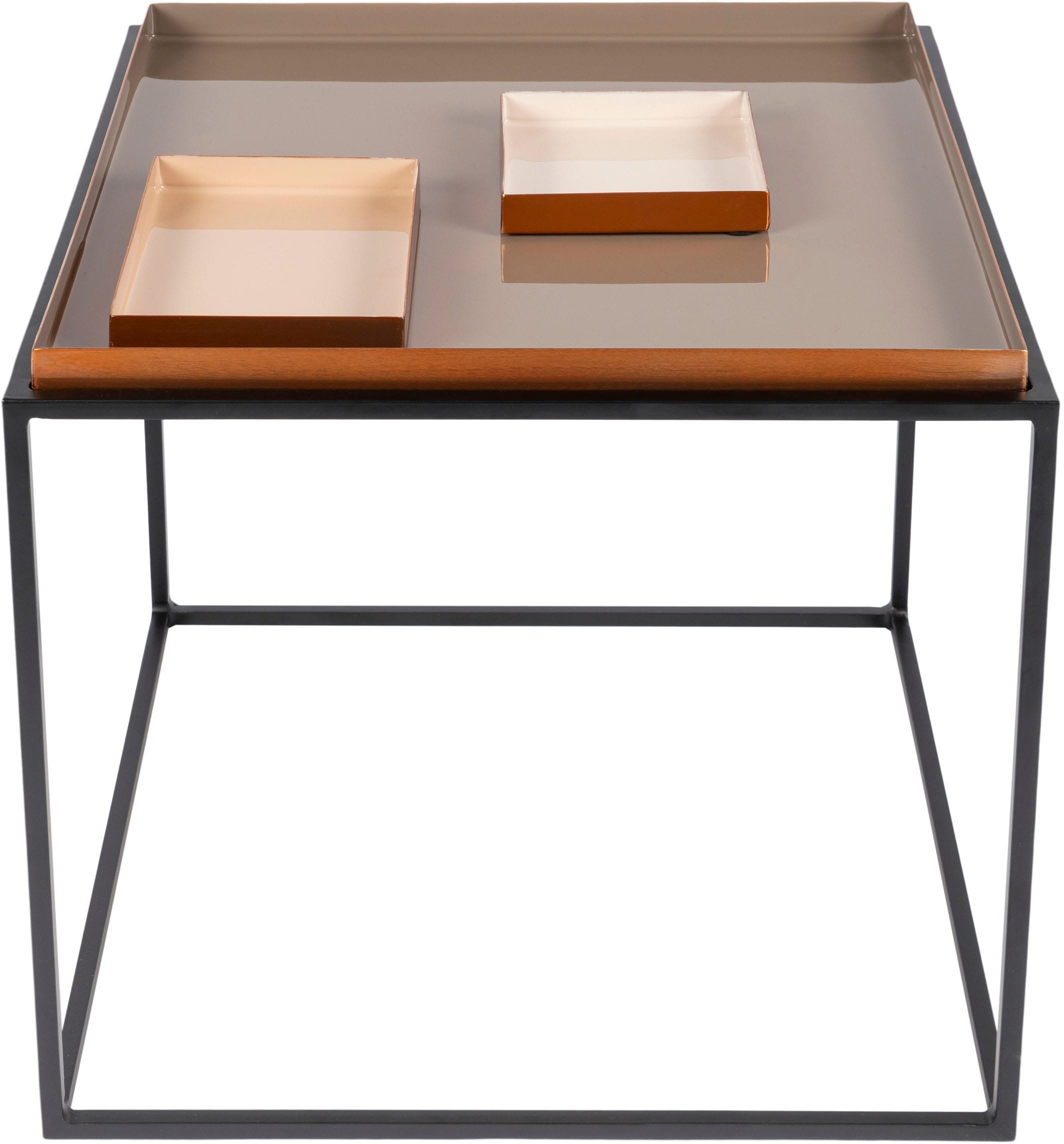 Kayoom Beistelltisch »Beistelltisch Famosa«, Bunter Tisch, Schalenmaße: 11 x 11 x 2 / 15,8 x 11 x 2 cm