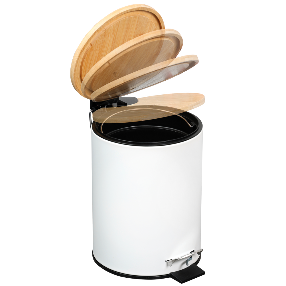 KESPER® Kosmetikeimer »Mülleimer Bambus, FSC® zertifiziert, 3l« inkl. Inneneimer, Deckel mit Soft-Close