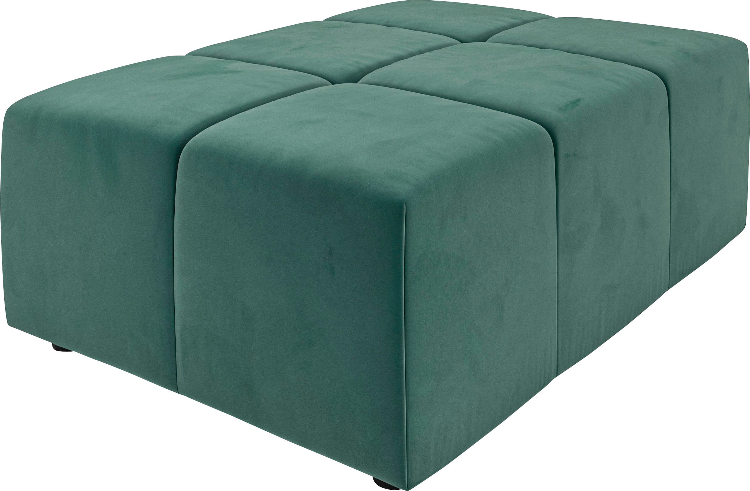 Home affaire Polsterhocker »Ancona« passend zur "Ancona"-Polsterserie, auch in Cord + Easy Care