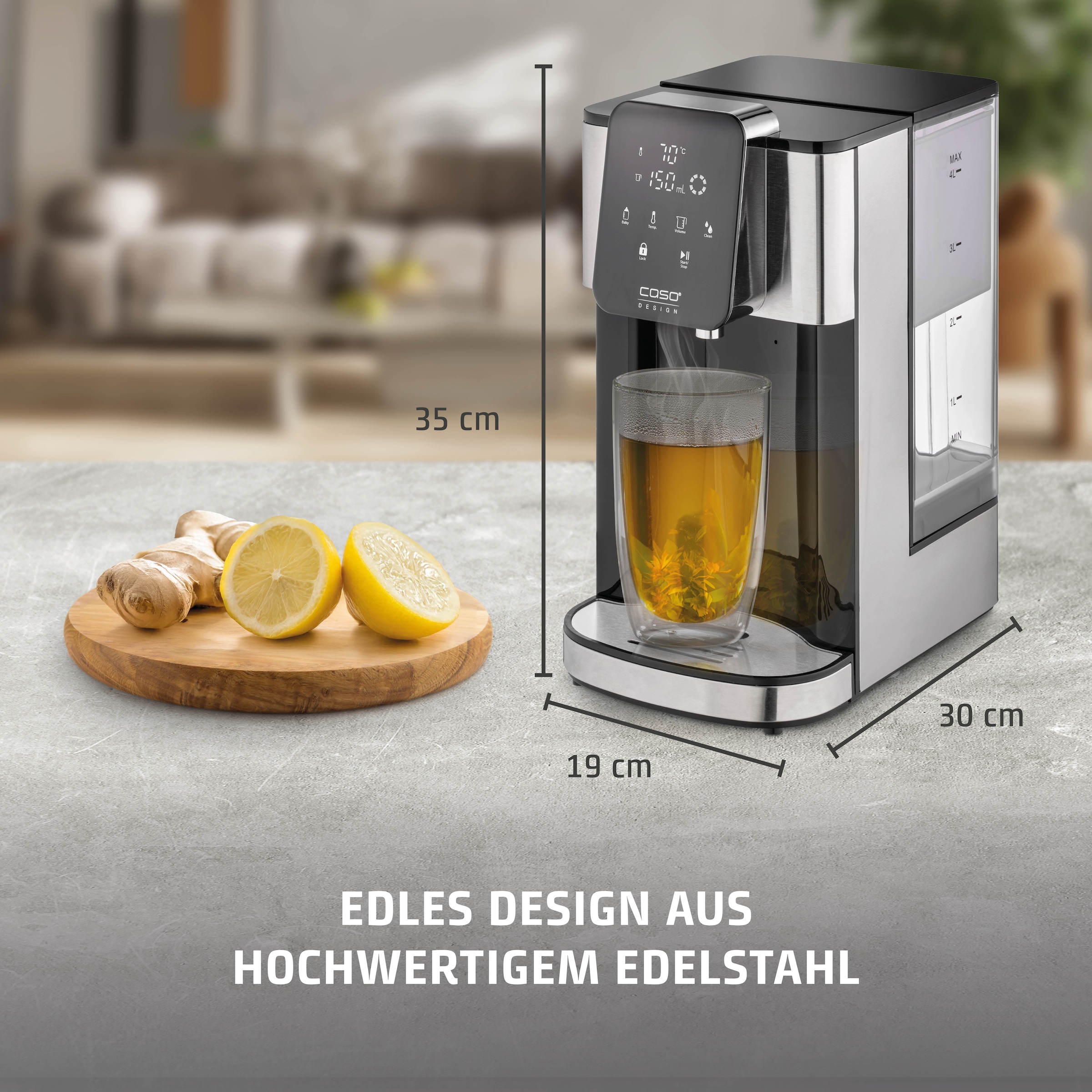 Caso Heißwasserspender »1884 HW 1660« 4 l 2600 W