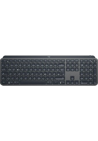 Logitech Tastatur »MX Keys Plus Advanced - GRAPHITE«, (Handgelenkauflage), Nummernblock kaufen