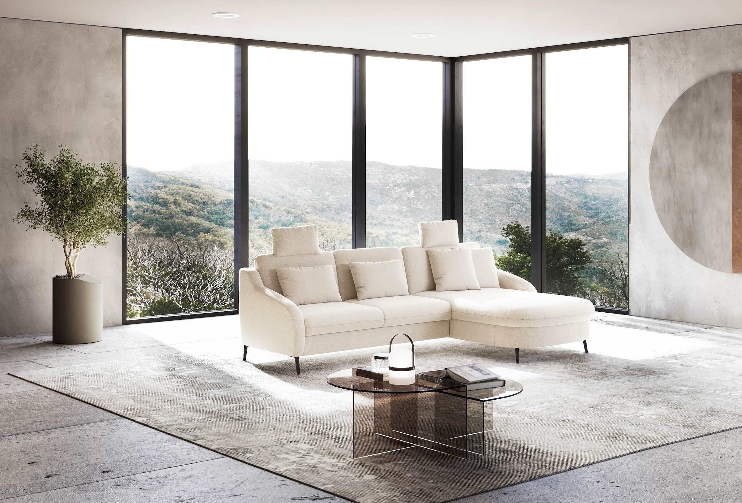 sit&more Ecksofa »Soul L-Form«, wahlweise mit Bettfunktion und Bettkasten o günstig online kaufen