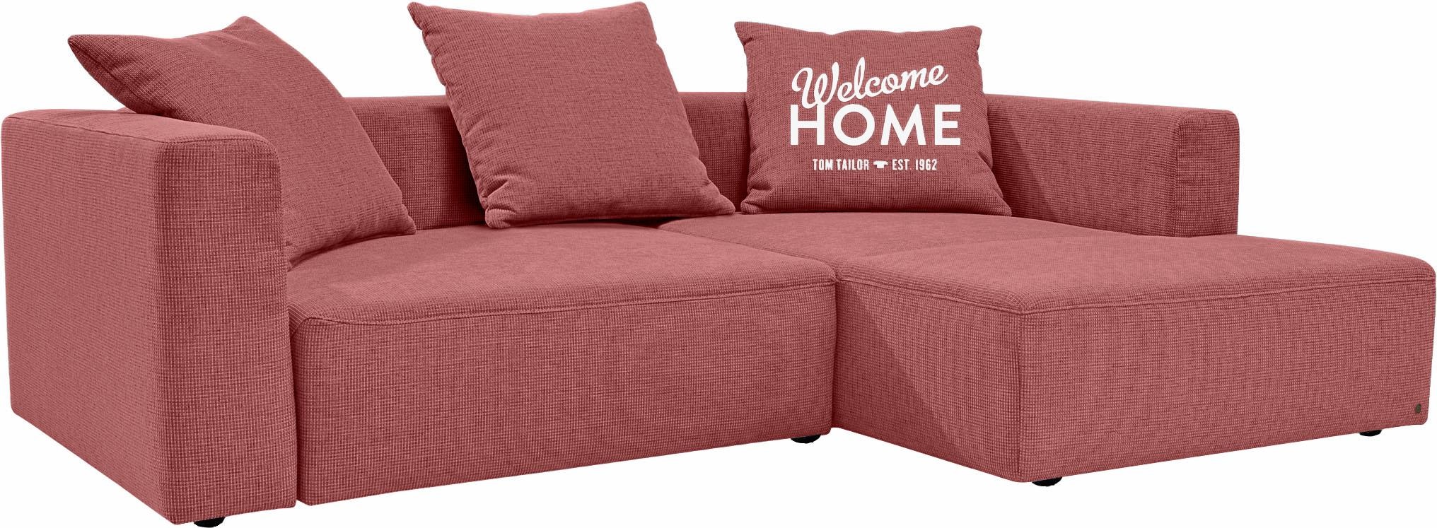 TOM TAILOR HOME Ecksofa »HEAVEN CASUAL S«, aus der COLORS COLLECTION, wahlweise mit Bettfunktion & Bettkasten