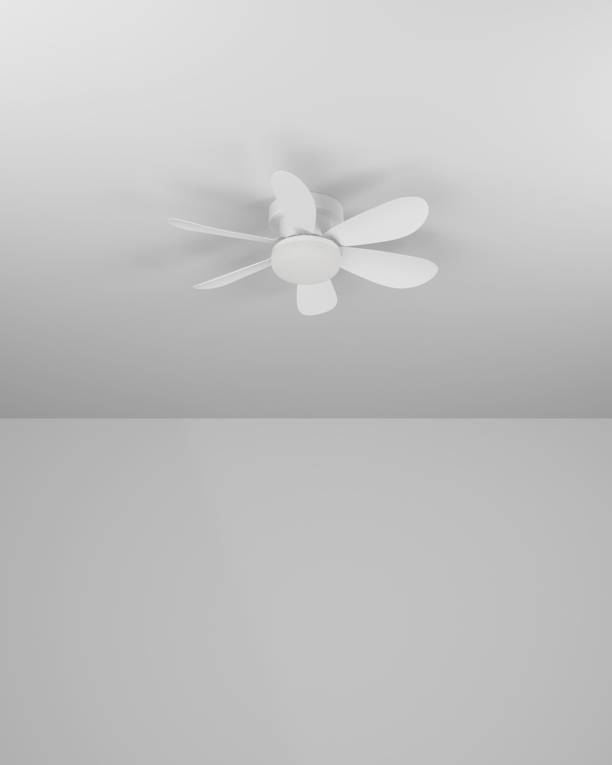 EGLO LED Deckenleuchte »CLOVELLY« LED-Modul 1 Stk. Kaltweiß | Neutralweiß | Warmweiß LED Ventilator mit Beleuchtung - in weiß - Ø52cm - 3 Geschwindigkeiten